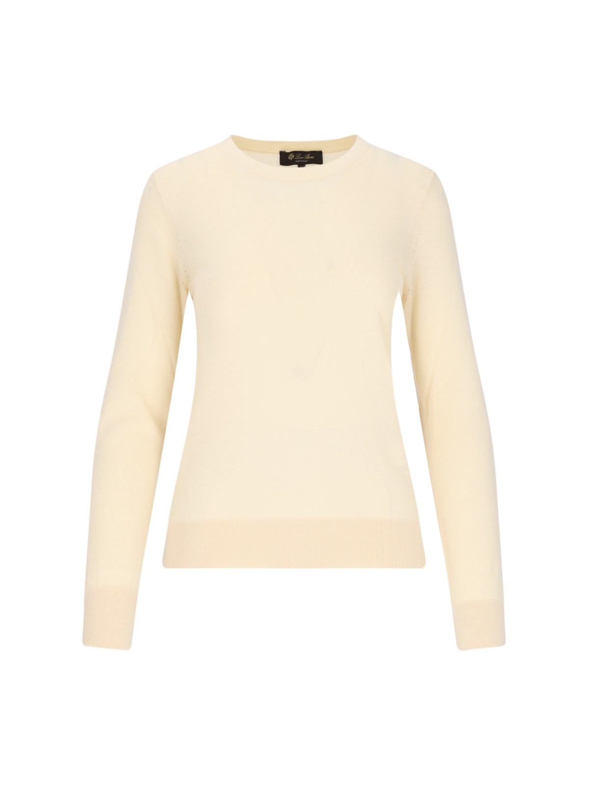 Shop Loro Piana 'neo Piuma' Sweater In Cream