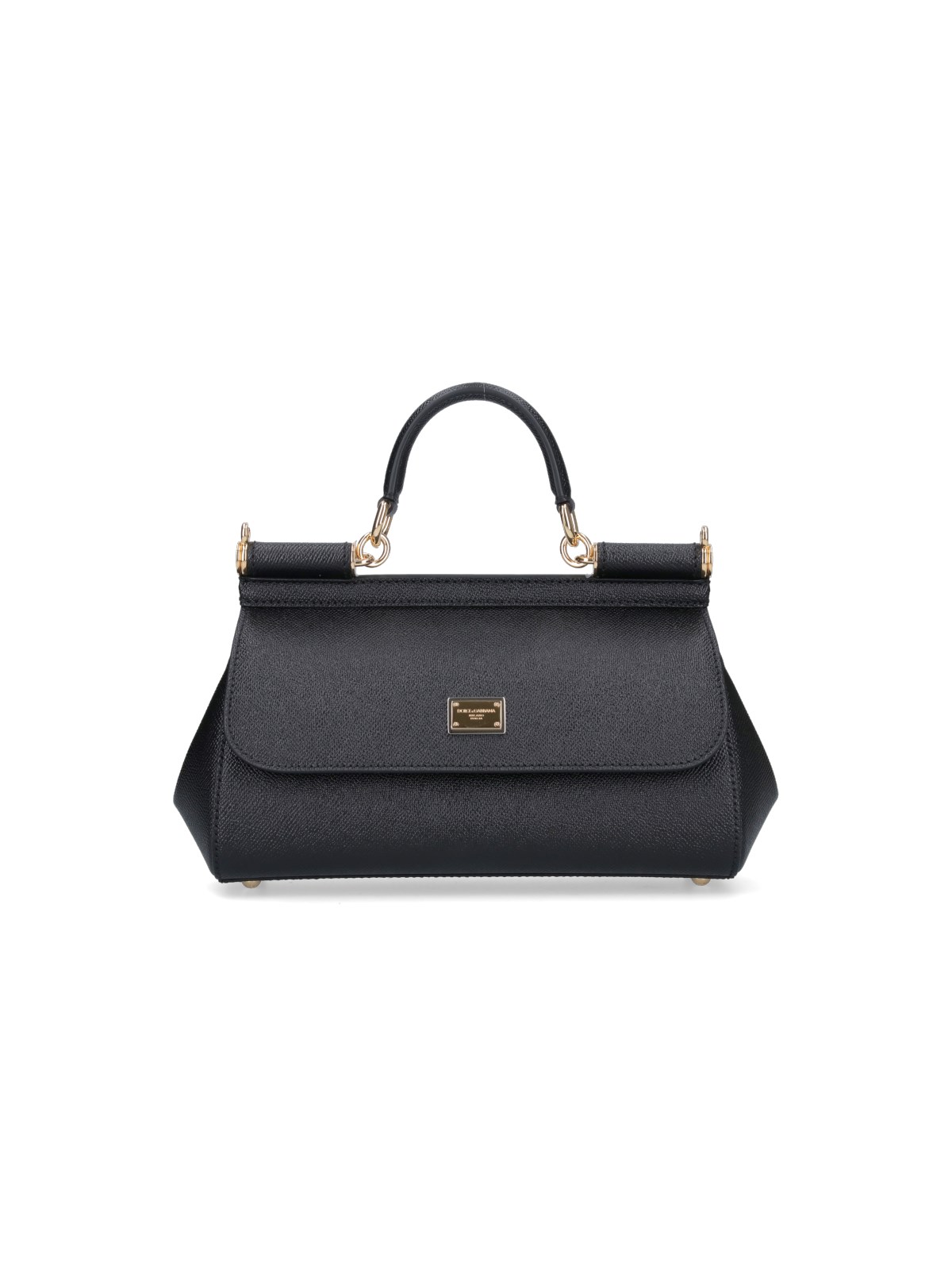 Shop Dolce & Gabbana 'sicily' Handbag In Black  