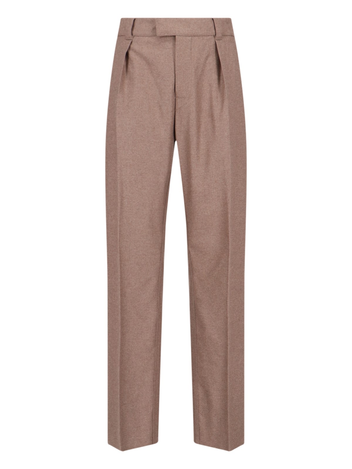 Shop Loro Piana Straight Pants In Brown