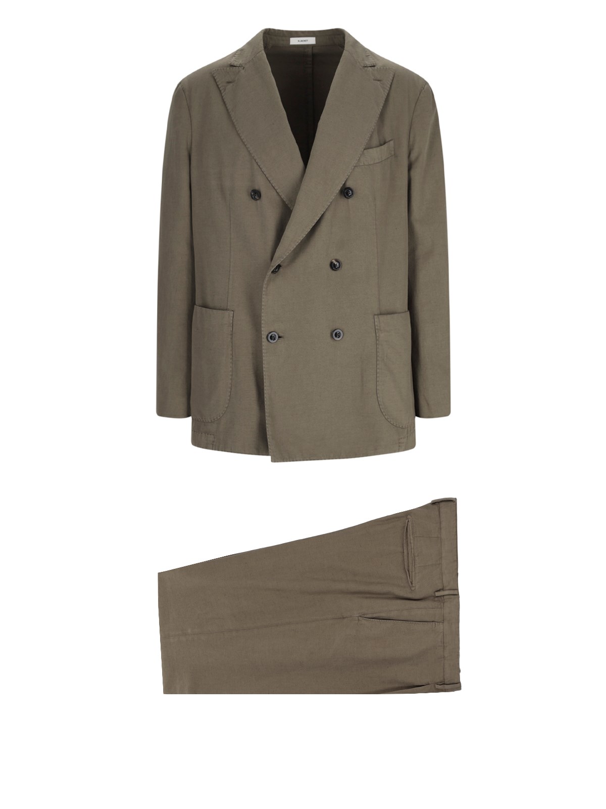 Shop Boglioli Double-breasted Suit In Green