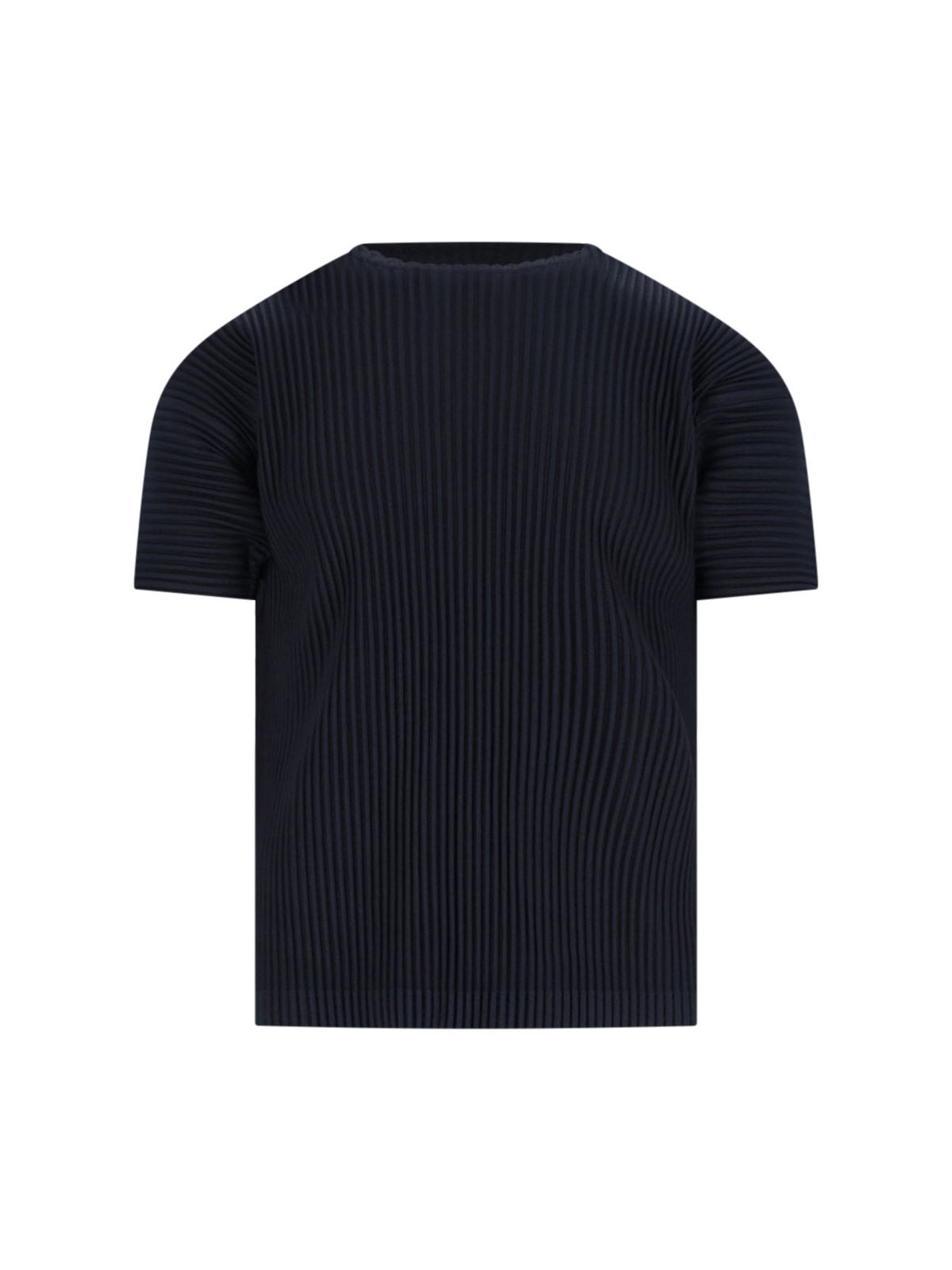 Shop Homme Plisse Pleated T-shirt In Blue