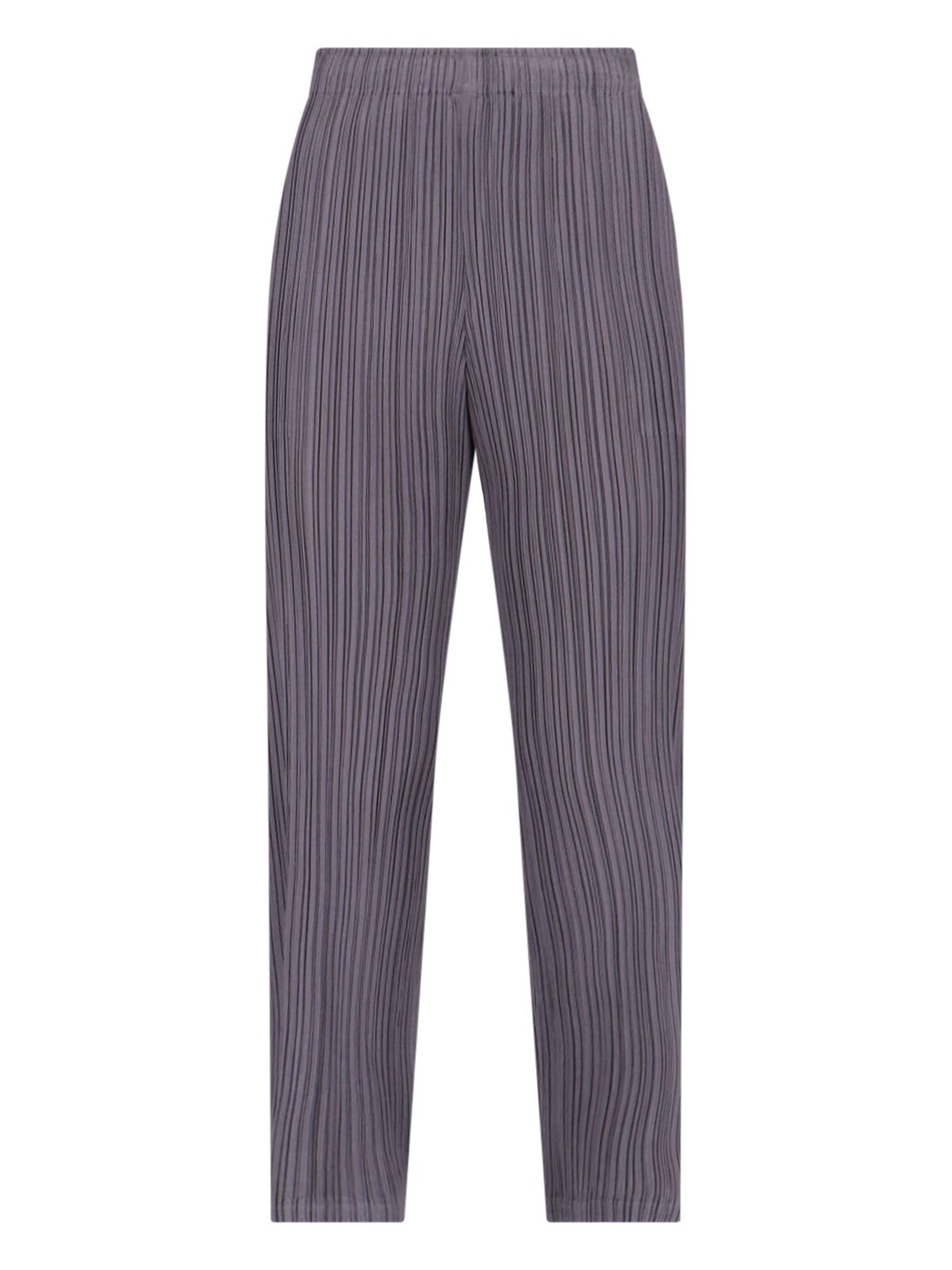 Shop Pleats Please 'monthly Colors September' Pleated Pants In Gray