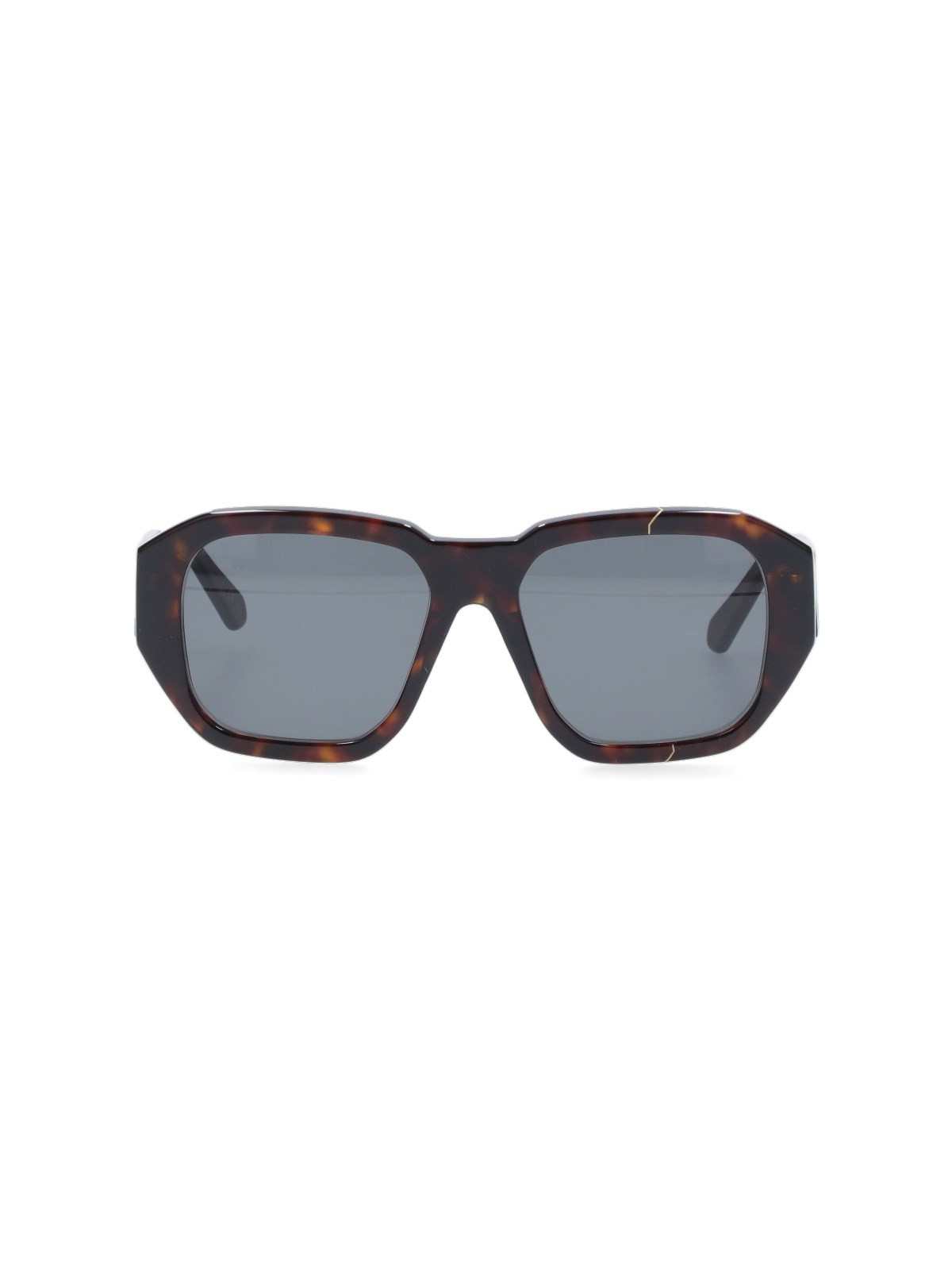 Shop Facehide 'broken Cosmo' Sunglasses In Brown