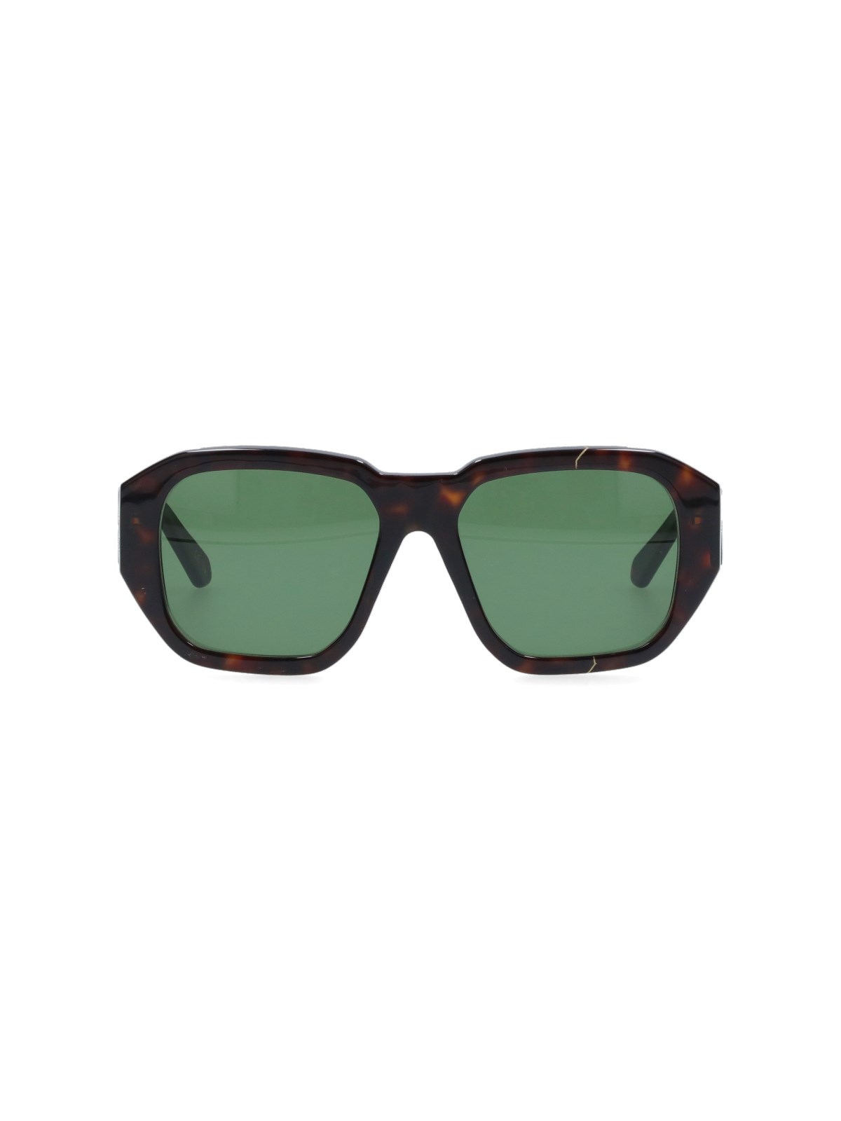 Shop Facehide 'broken Cosmo' Sunglasses In Brown