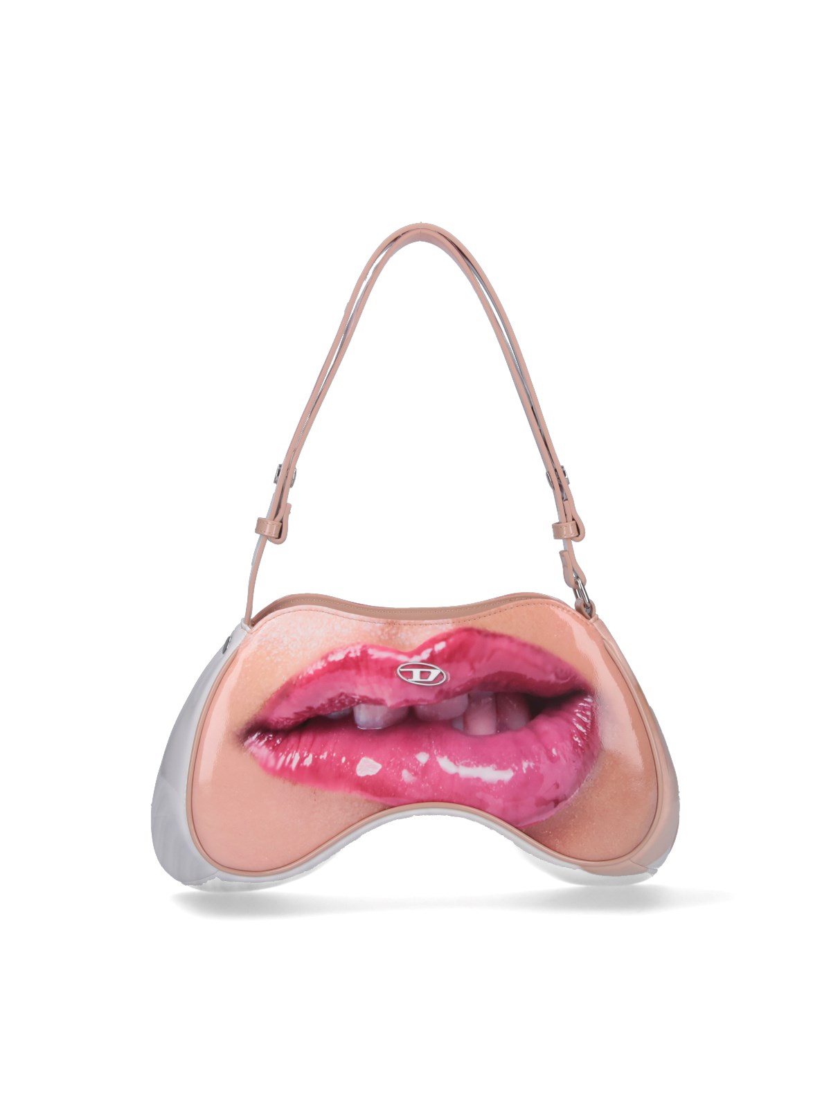 Shop Diesel 'play Shoulder' Shoulder Bag In Pink