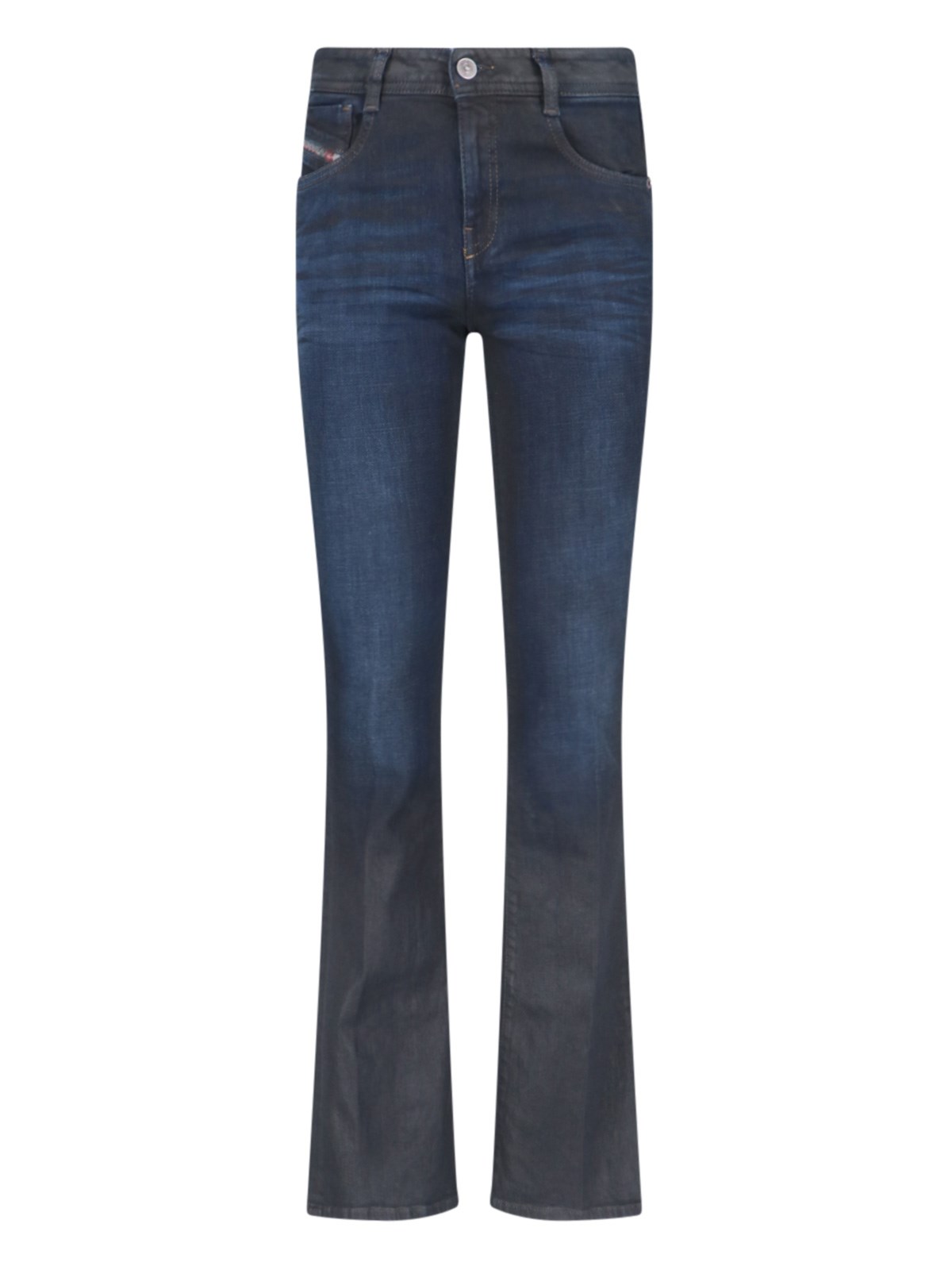 Shop Diesel '1969 D-ebbey' Bootcut Jeans In Blue