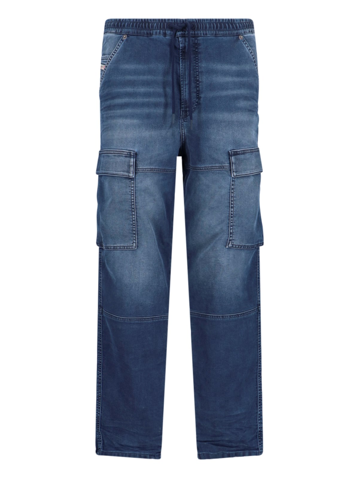 Shop Diesel '2030 D-krooley 068lx' Cargo Jeans In Blue