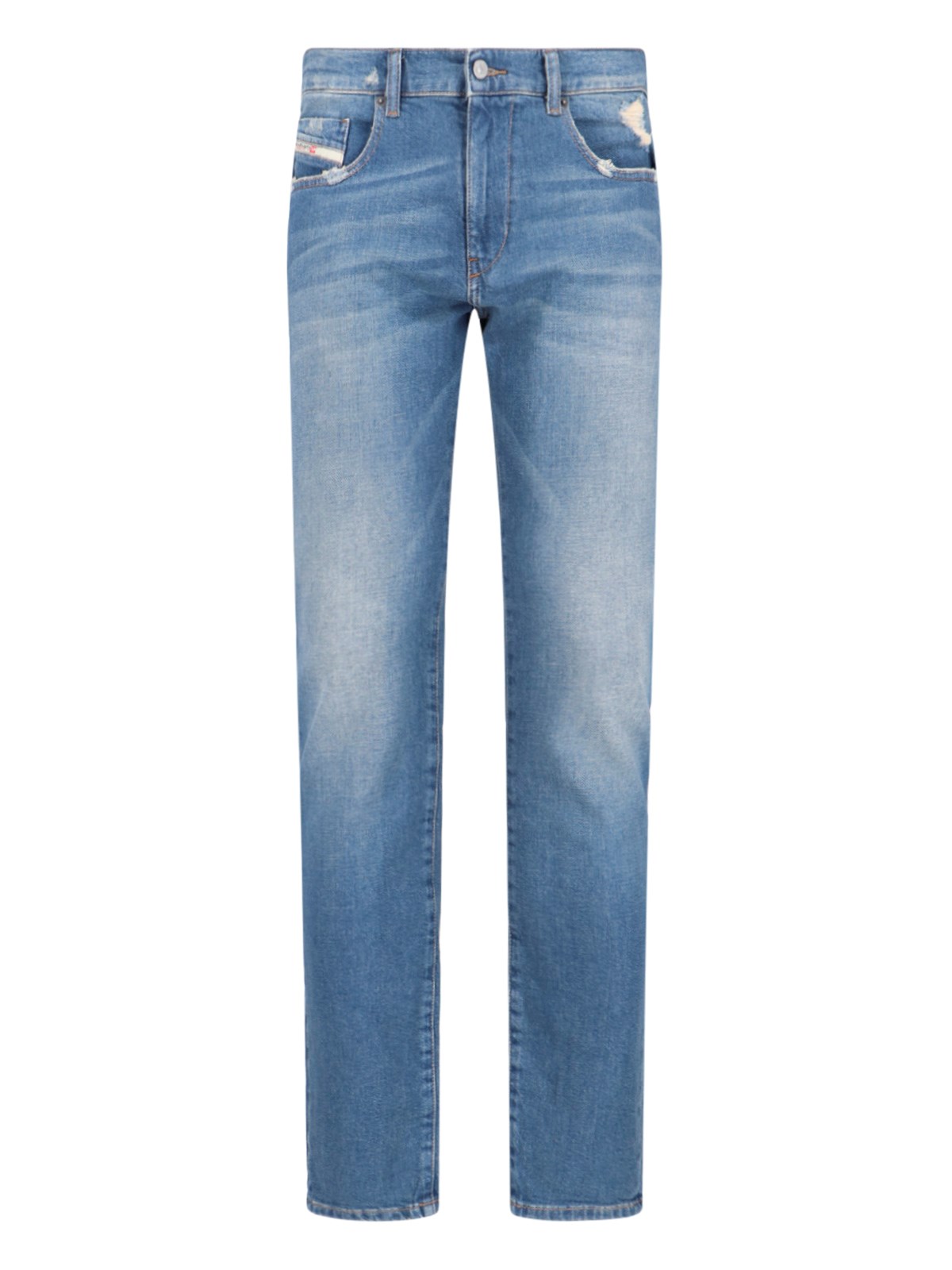 Shop Diesel Slim Jeans "2019 D-strukt 0grdg" In Blue