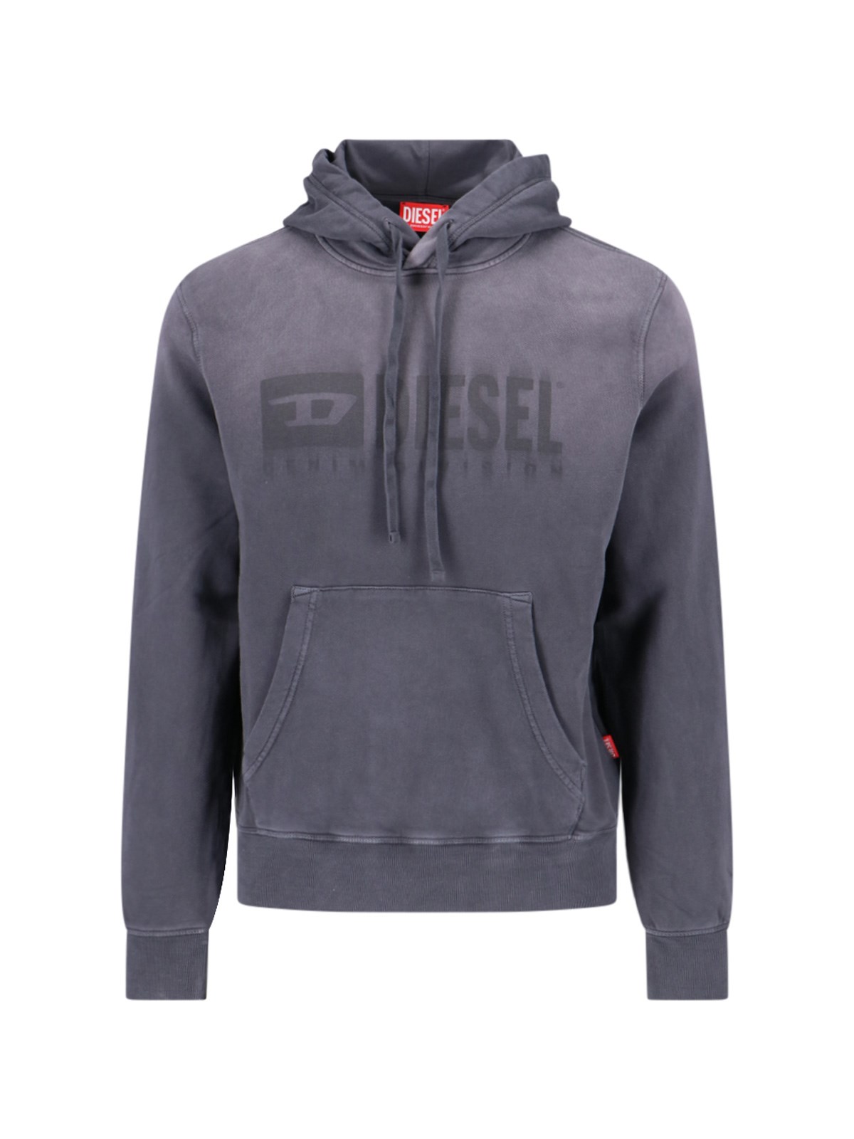 Shop Diesel "s-ginn-hood-k44" Hoodie In Black  