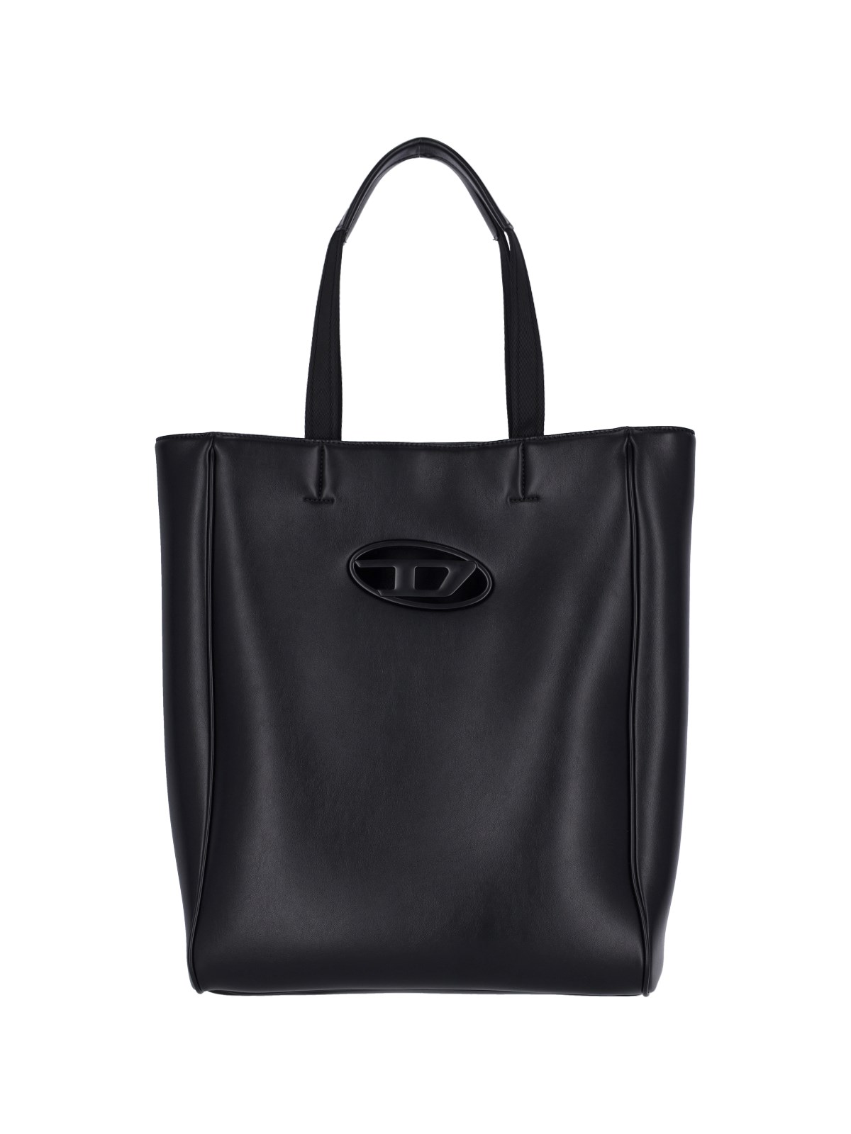 Shop Diesel "ns-holi-d" Logo Tote Bag In Black  