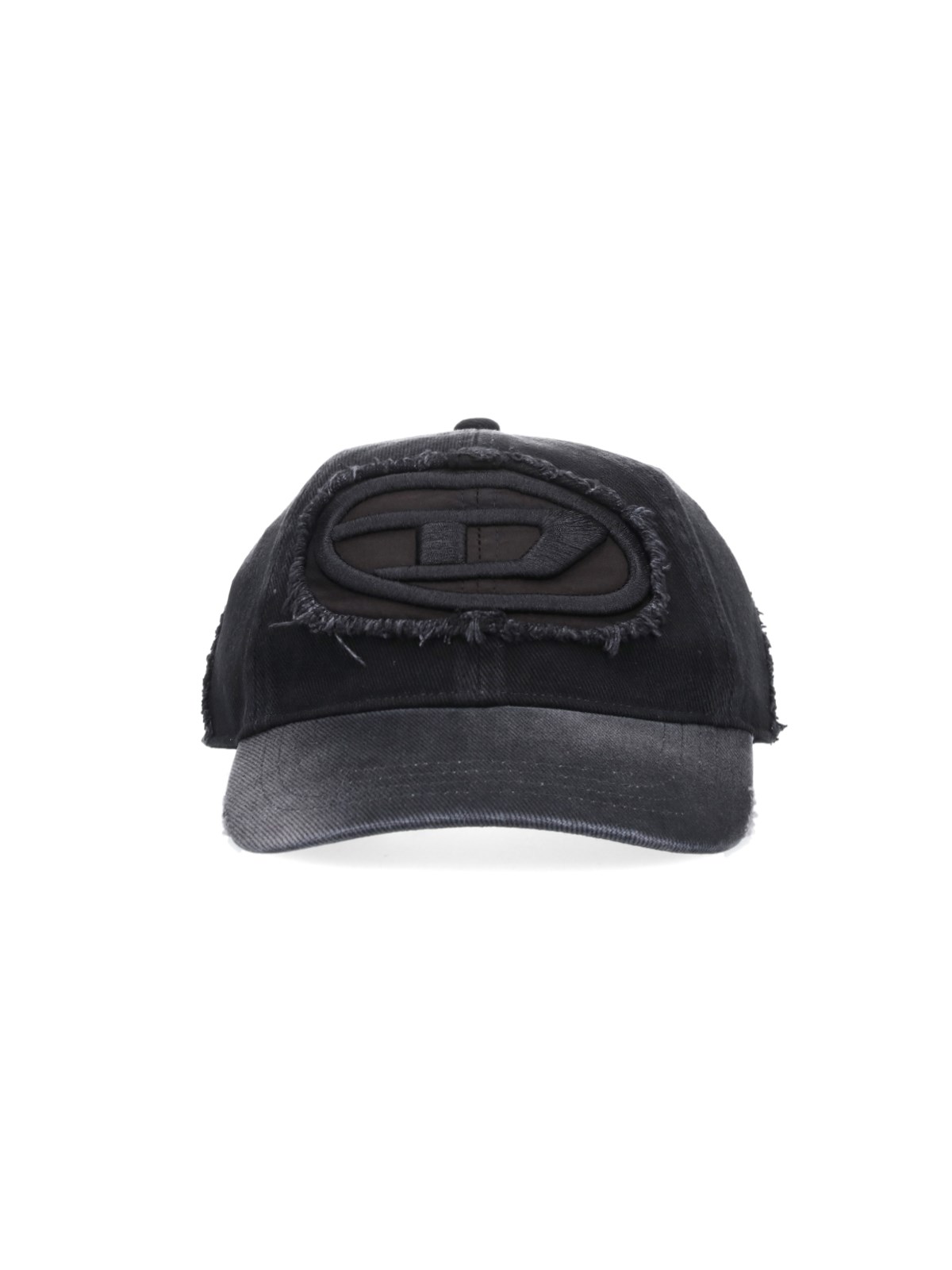 Shop Diesel 'c-orson' Logo Baseball Cap In Black  