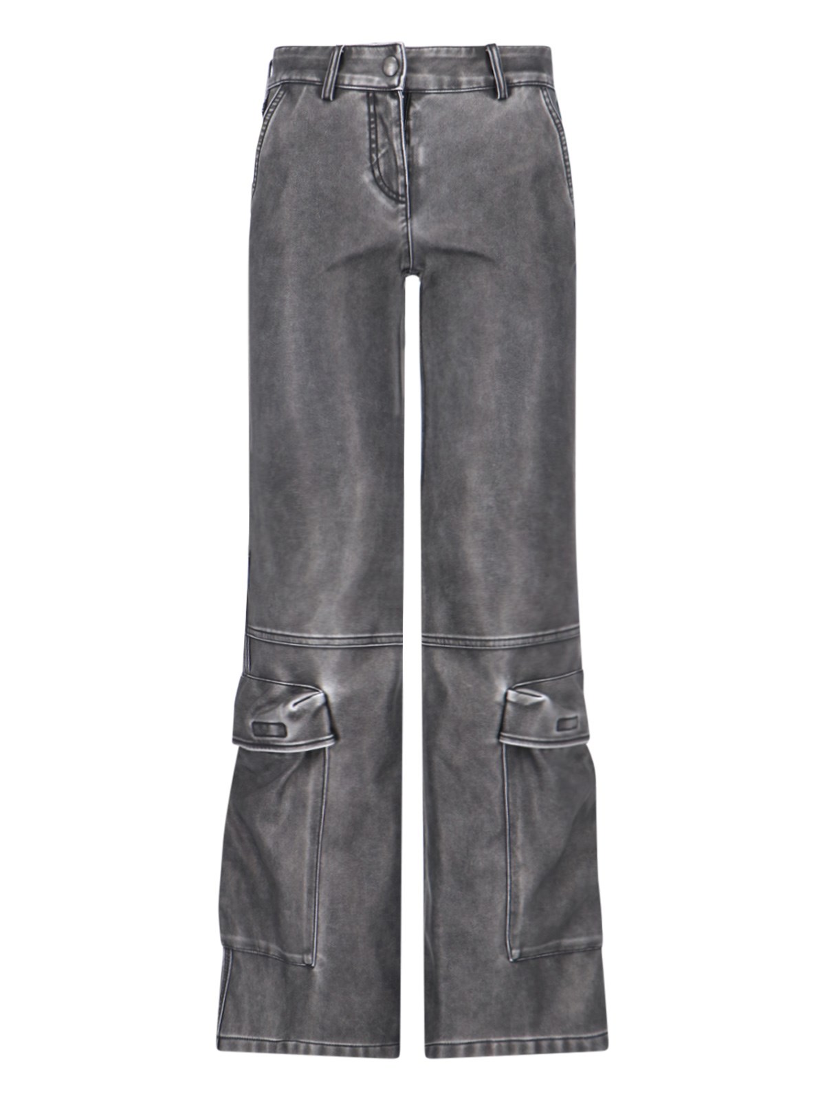 Shop Diesel 'p-ower-p1' Biker Pants In Black  