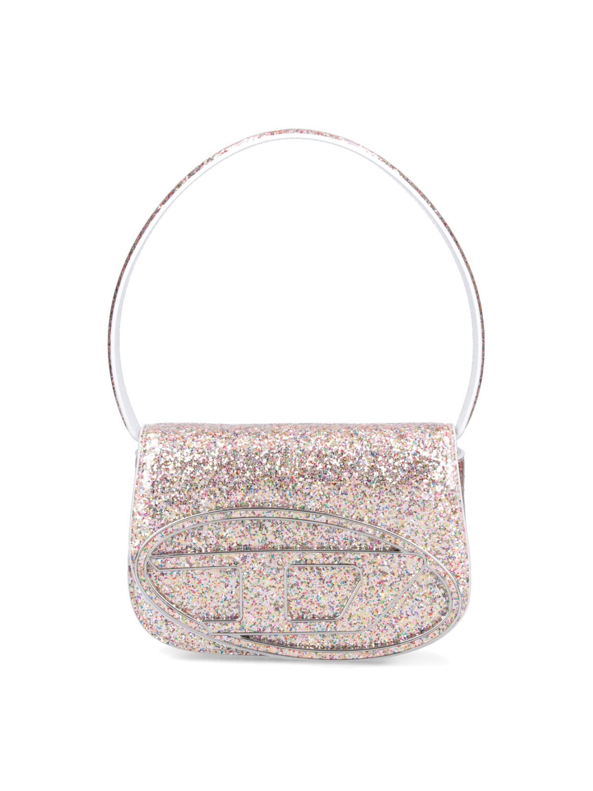 Diesel 1dr Shoulder Bag In Silver