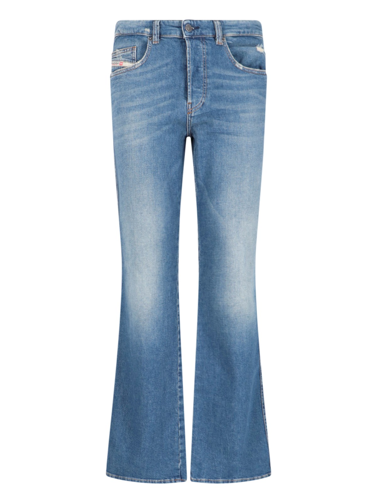 Shop Diesel '1998 D-buck 0grdg' Bootcut Jeans In Blue