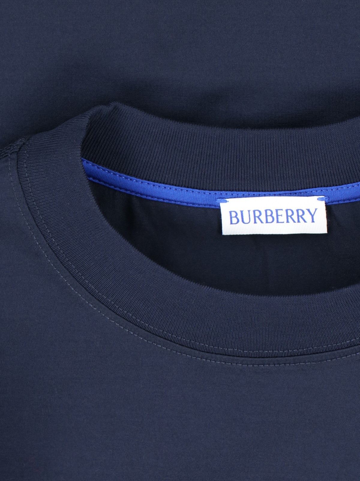 Blue burberry shops t shirt