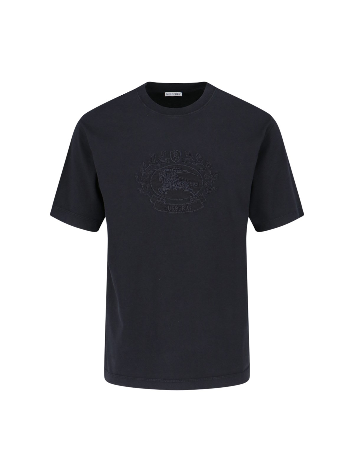 Shop Burberry "ekd" Logo T-shirt In Black  