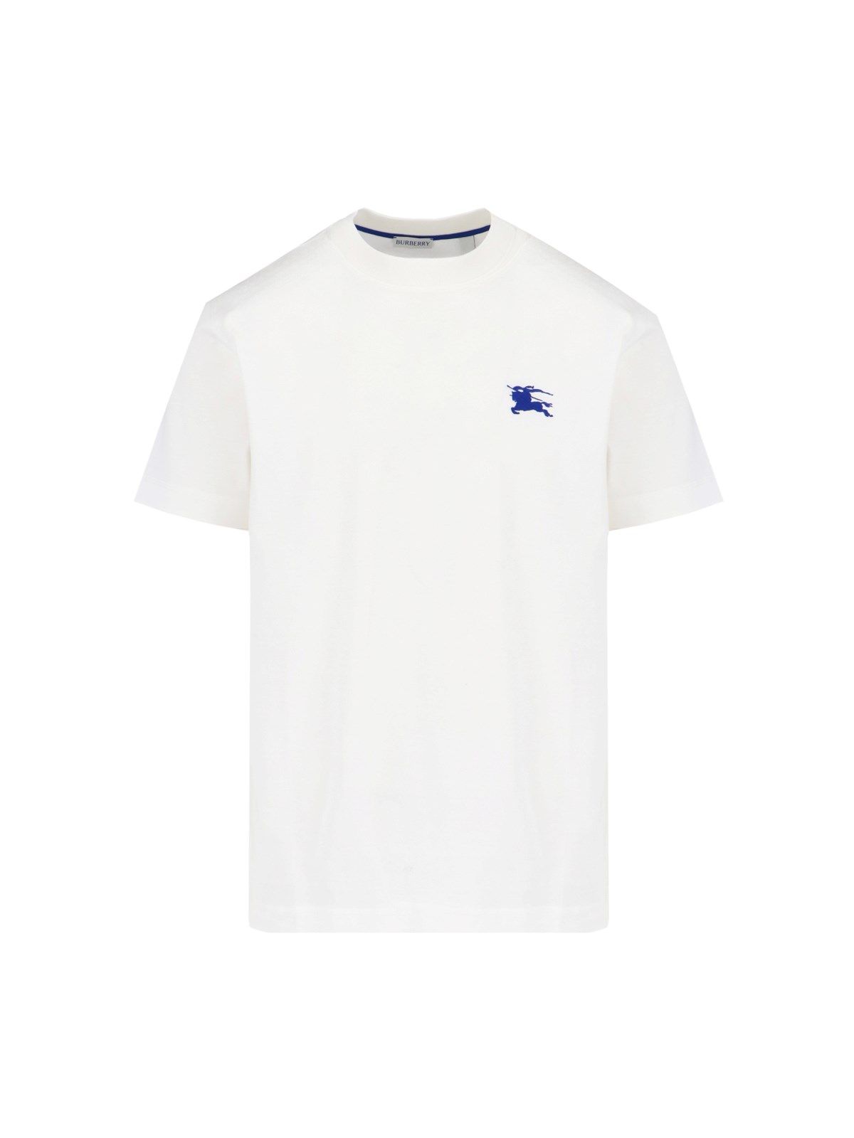 Burberry "ekd" Logo T-shirt In White