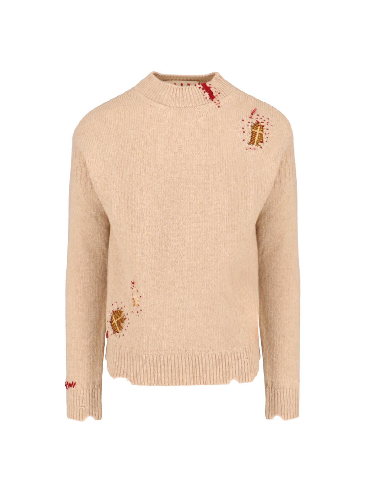 Marni Wool Sweater In Brown