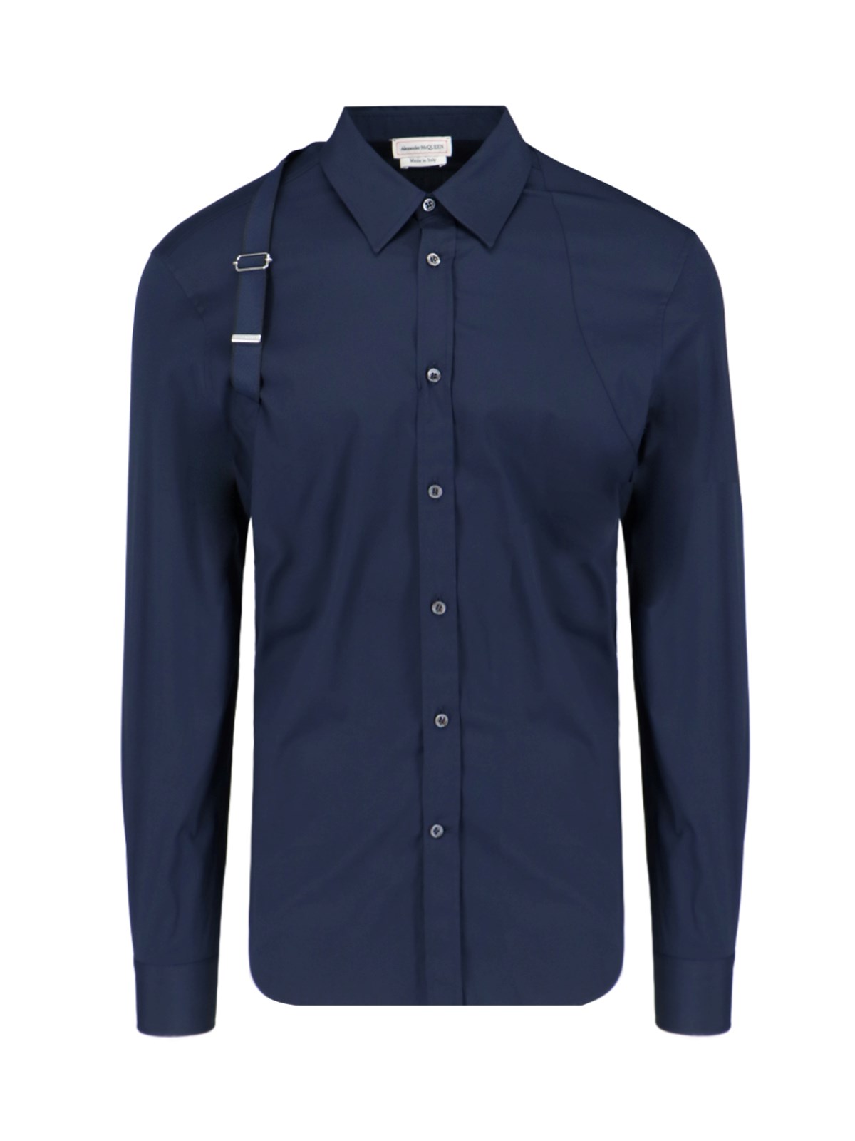 Shop Alexander Mcqueen 'herness Selvedge' Shirt In Blue