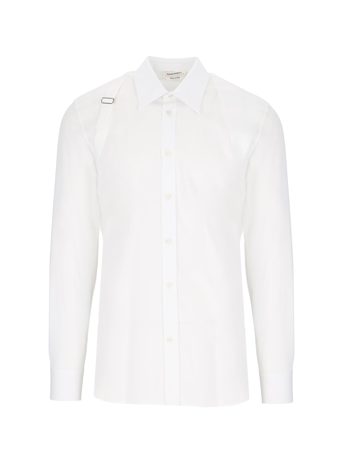 Shop Alexander Mcqueen 'harness' Shirt In White