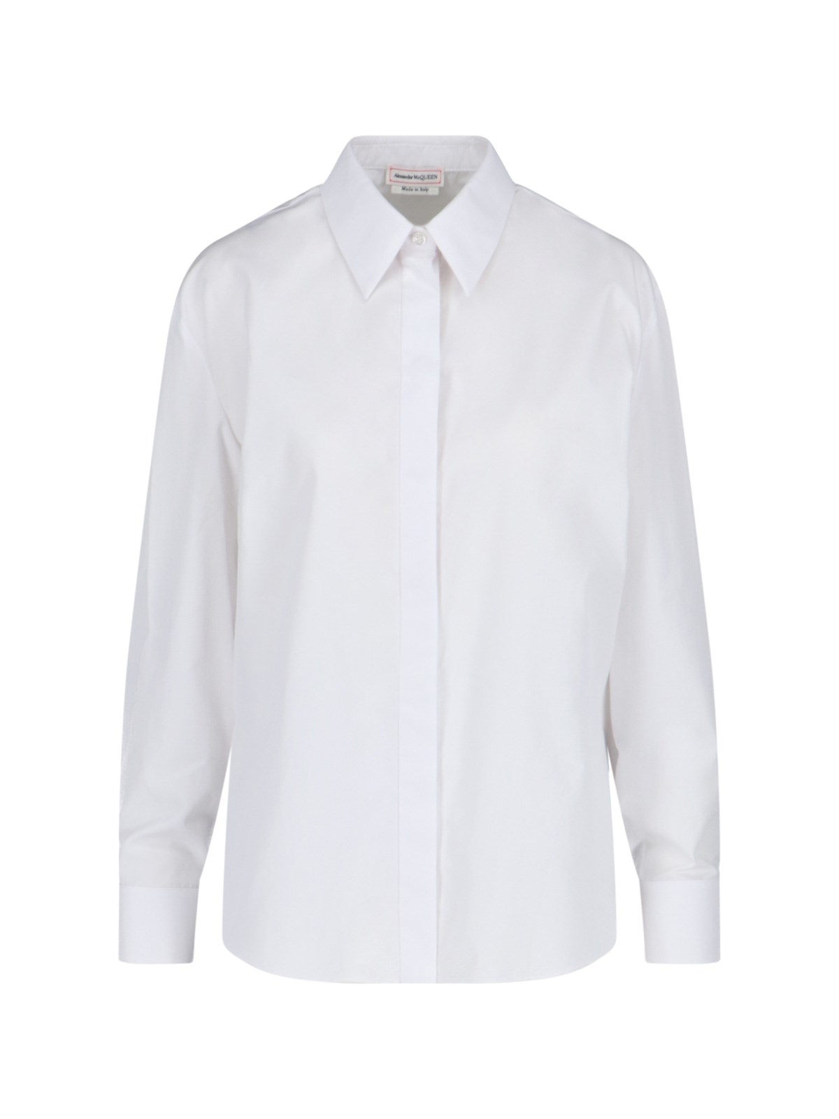 Shop Alexander Mcqueen Classic Shirt In White