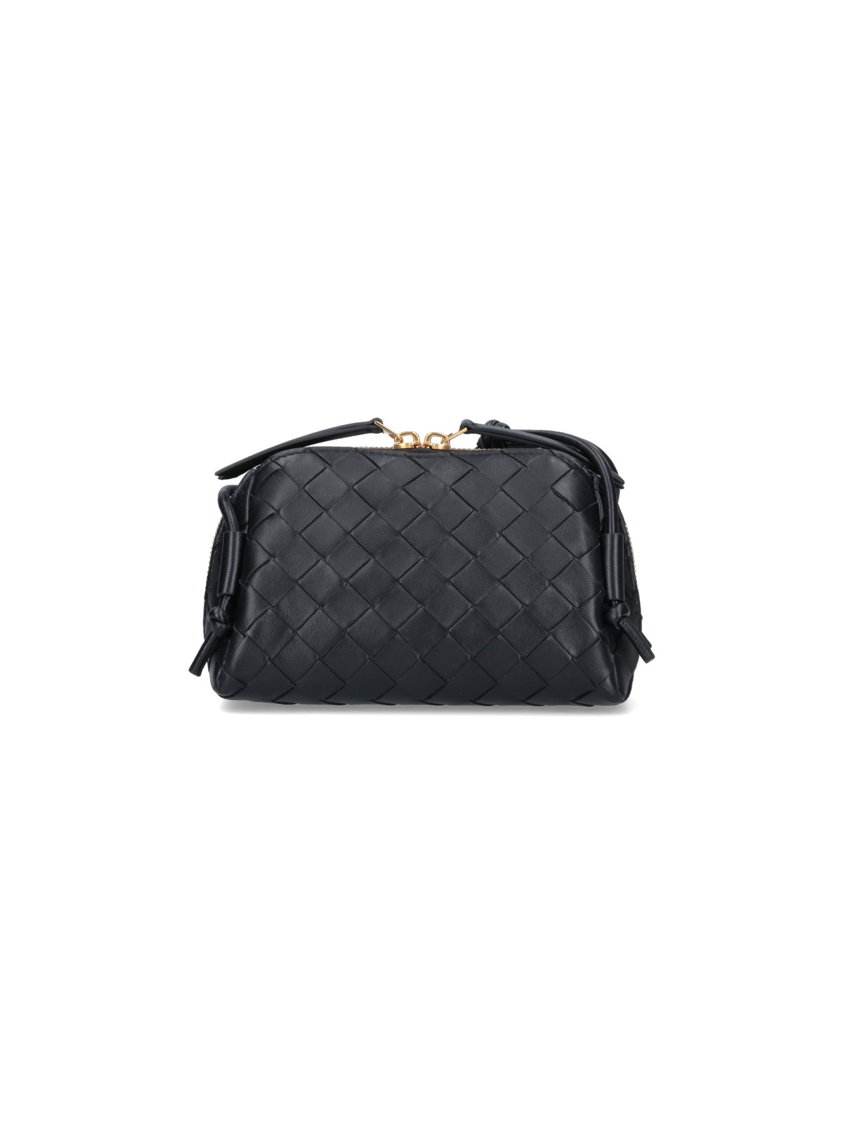 Shop Bottega Veneta Shoulder Pouch In Black  