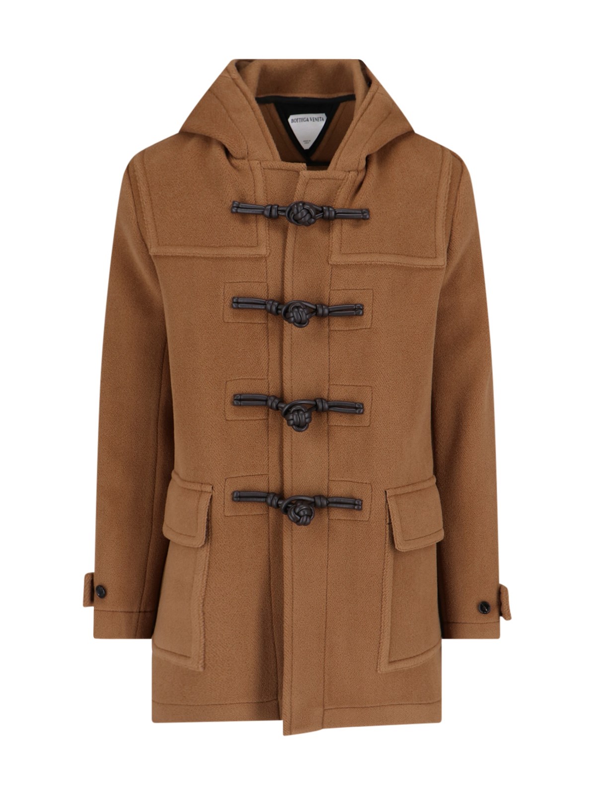 コート BOTTEGA VENETA WOOL MONTGOMERY COAT Bottega Veneta Wool montgomery with hood and front pockets