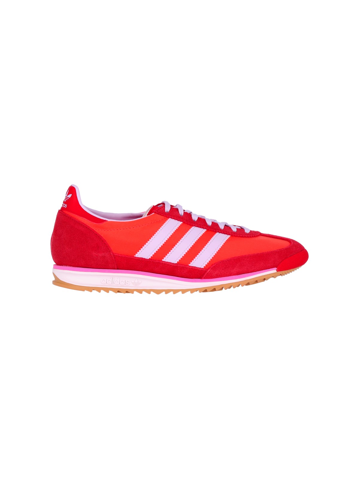 Shop Adidas Originals "sl 72 Og" Low-top Sneakers In Red