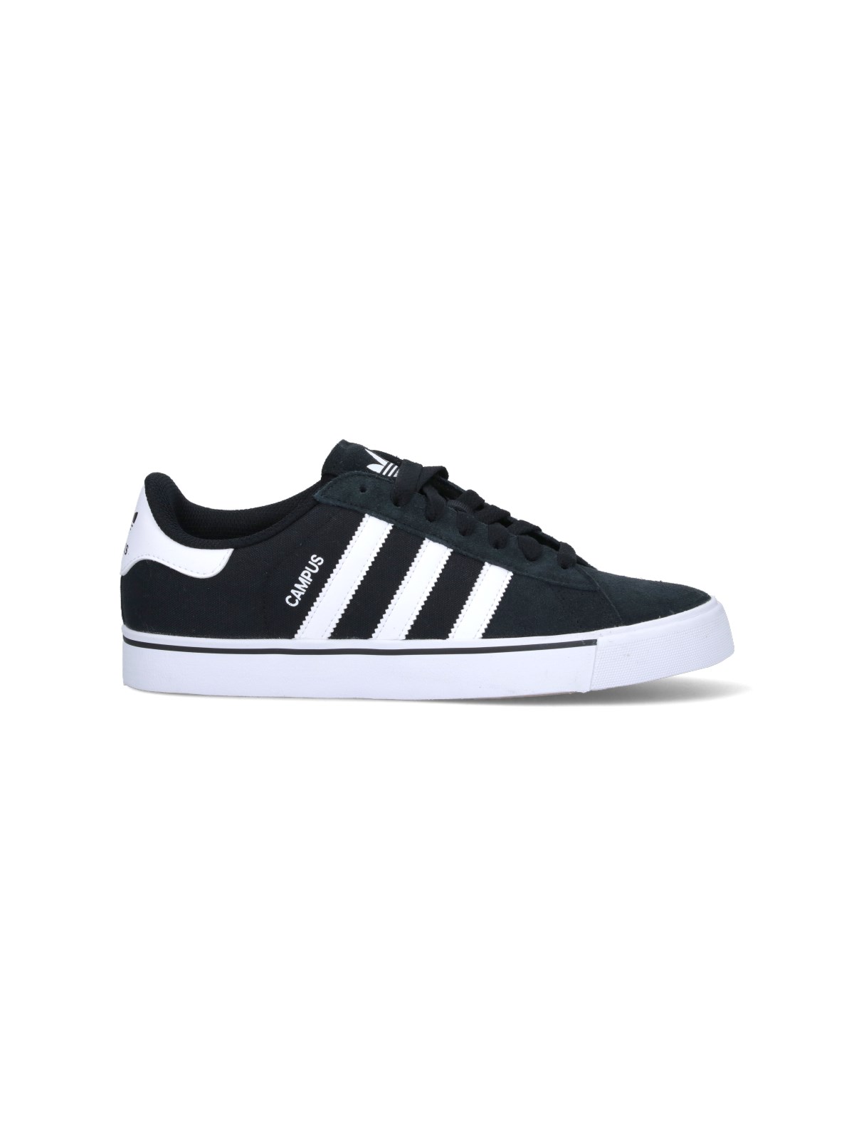 Shop Adidas Originals "campus" Sneakers In Black  