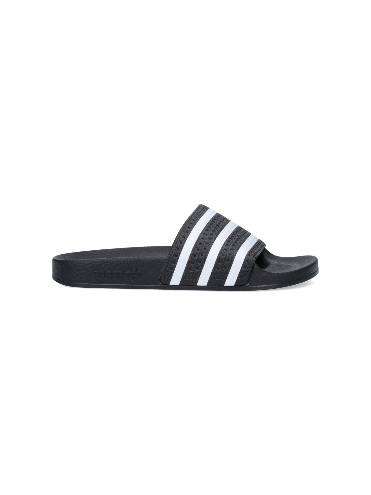 Adidas Originals Navy Adilette Slides In Black