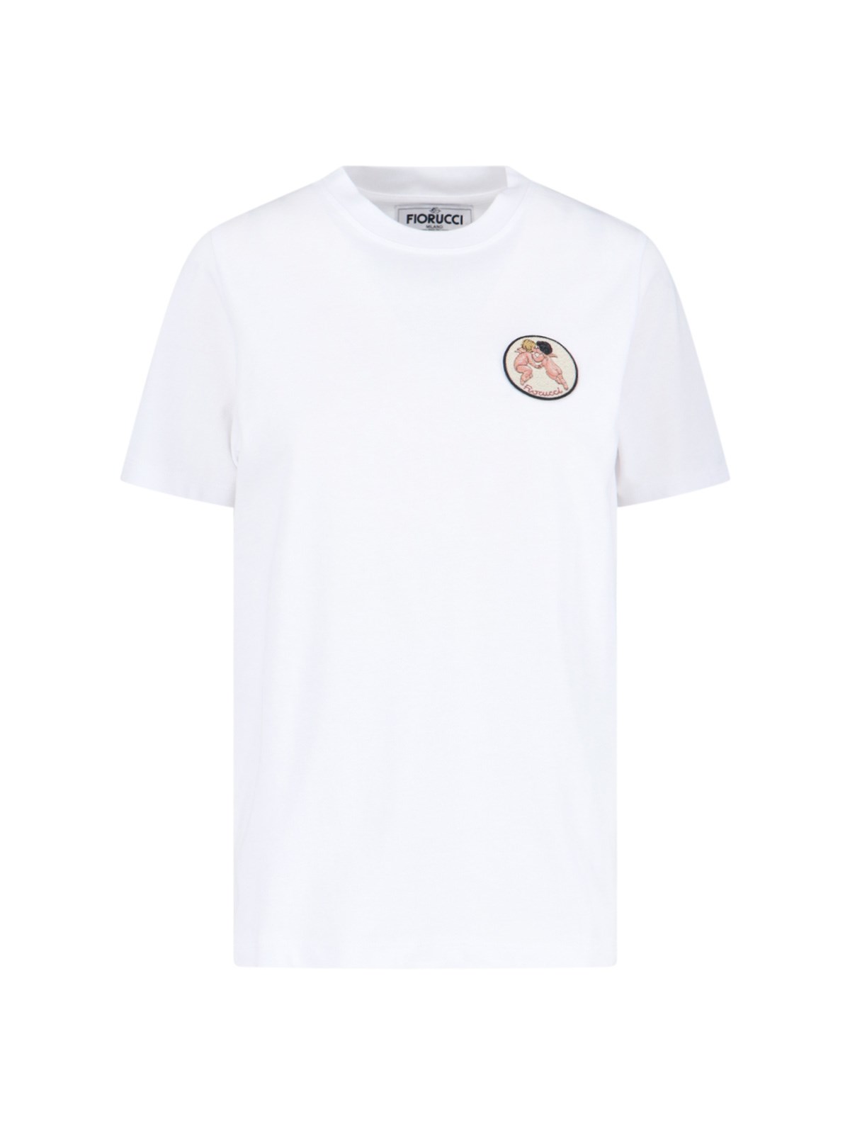 Shop Fiorucci 'angels Patch' T-shirt In White
