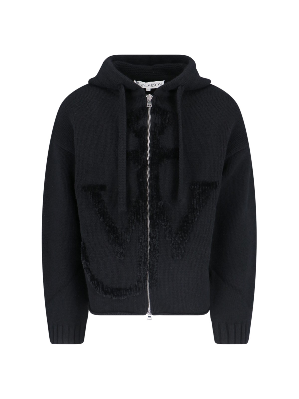 Shop Jw Anderson 'anchor Jwa' Sweatshirt In Black  