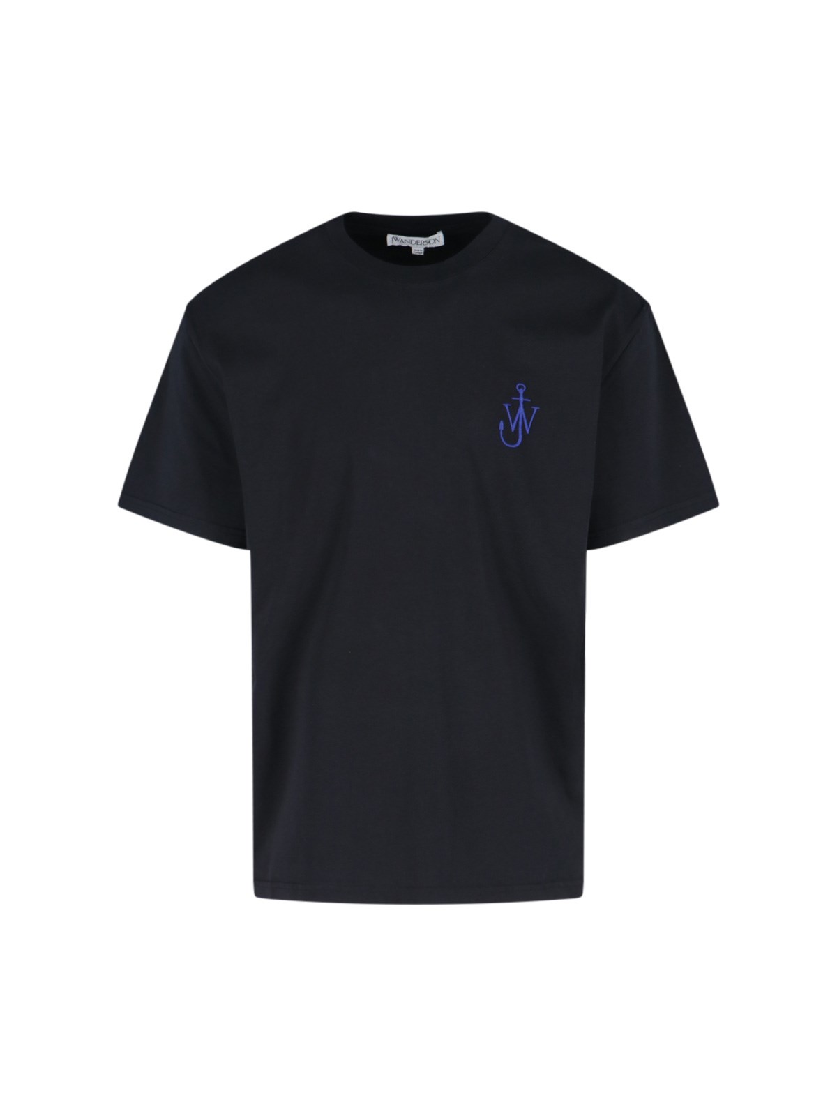 Shop Jw Anderson 'camper' Print Logo T-shirt In Black  