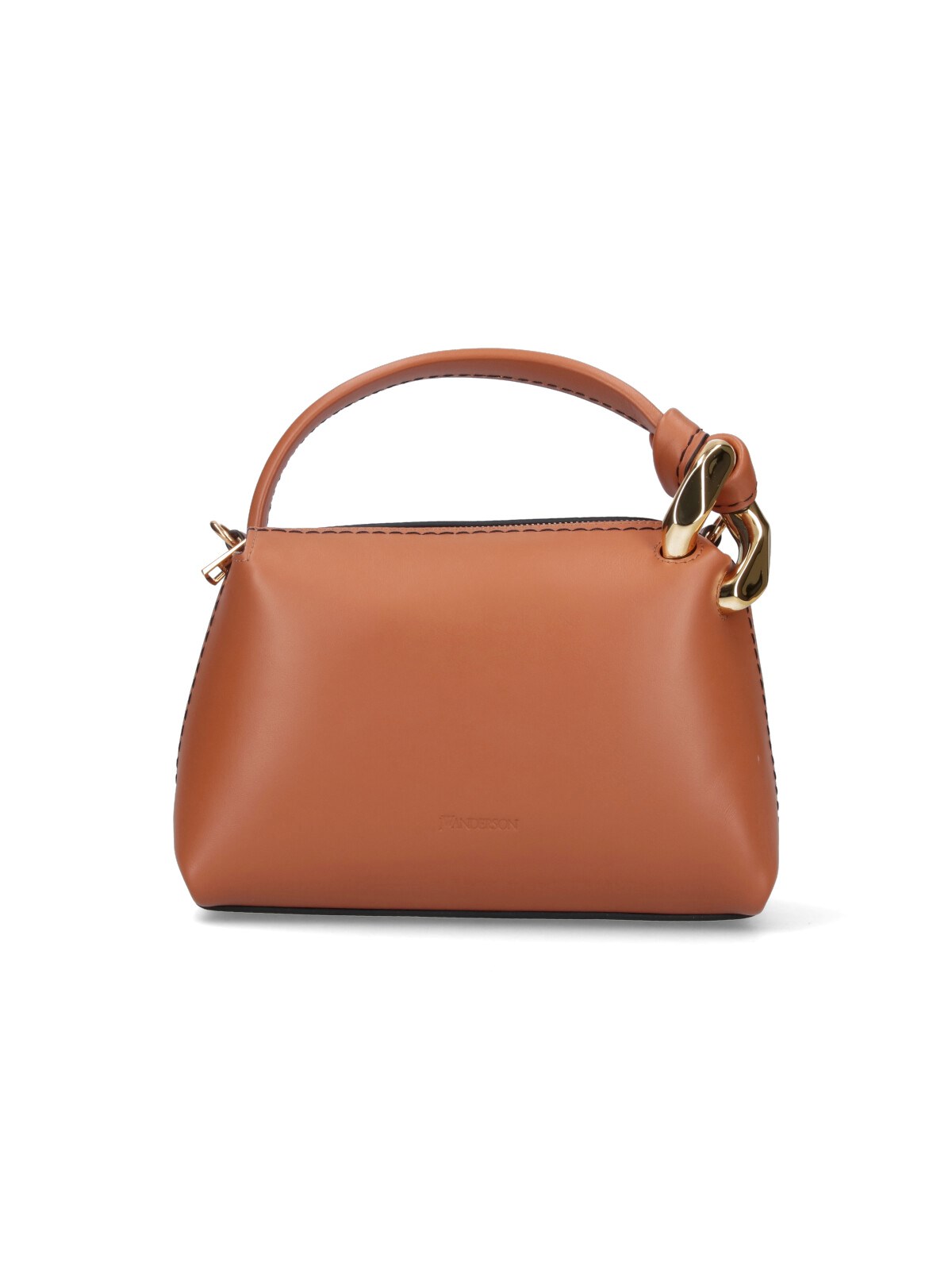 Shop Jw Anderson 'corner' Small Handbag In Brown