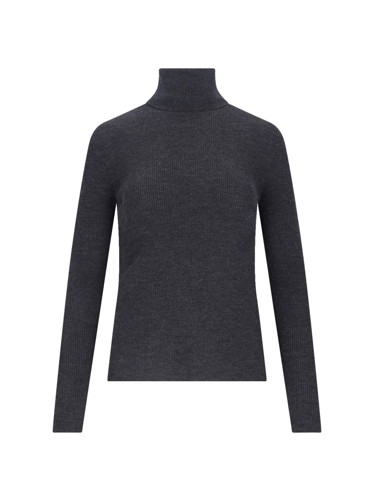 Shop P.a.r.o.s.h Classic Turtleneck In Gray