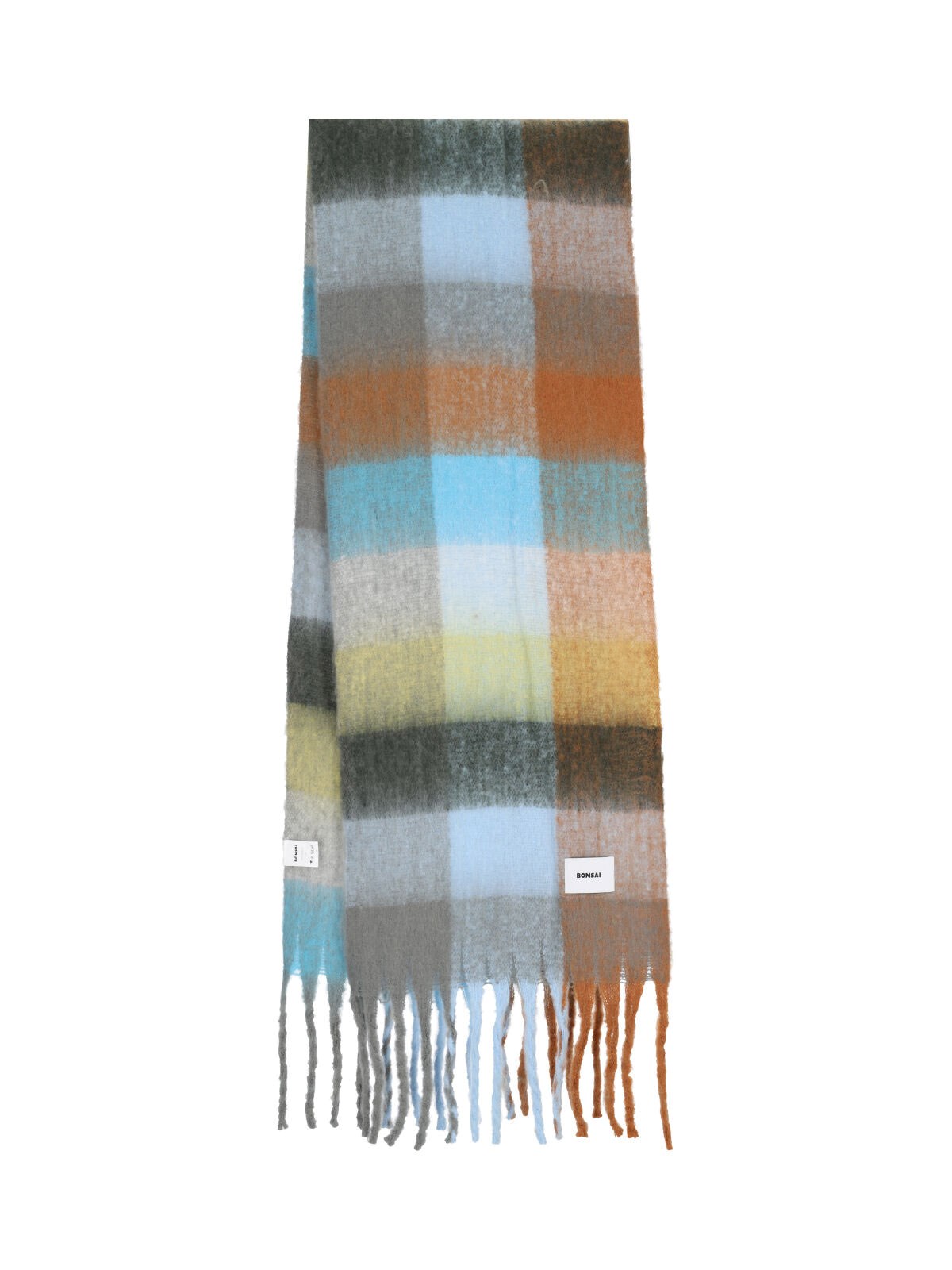 Shop Bonsai Check Scarf In Multi