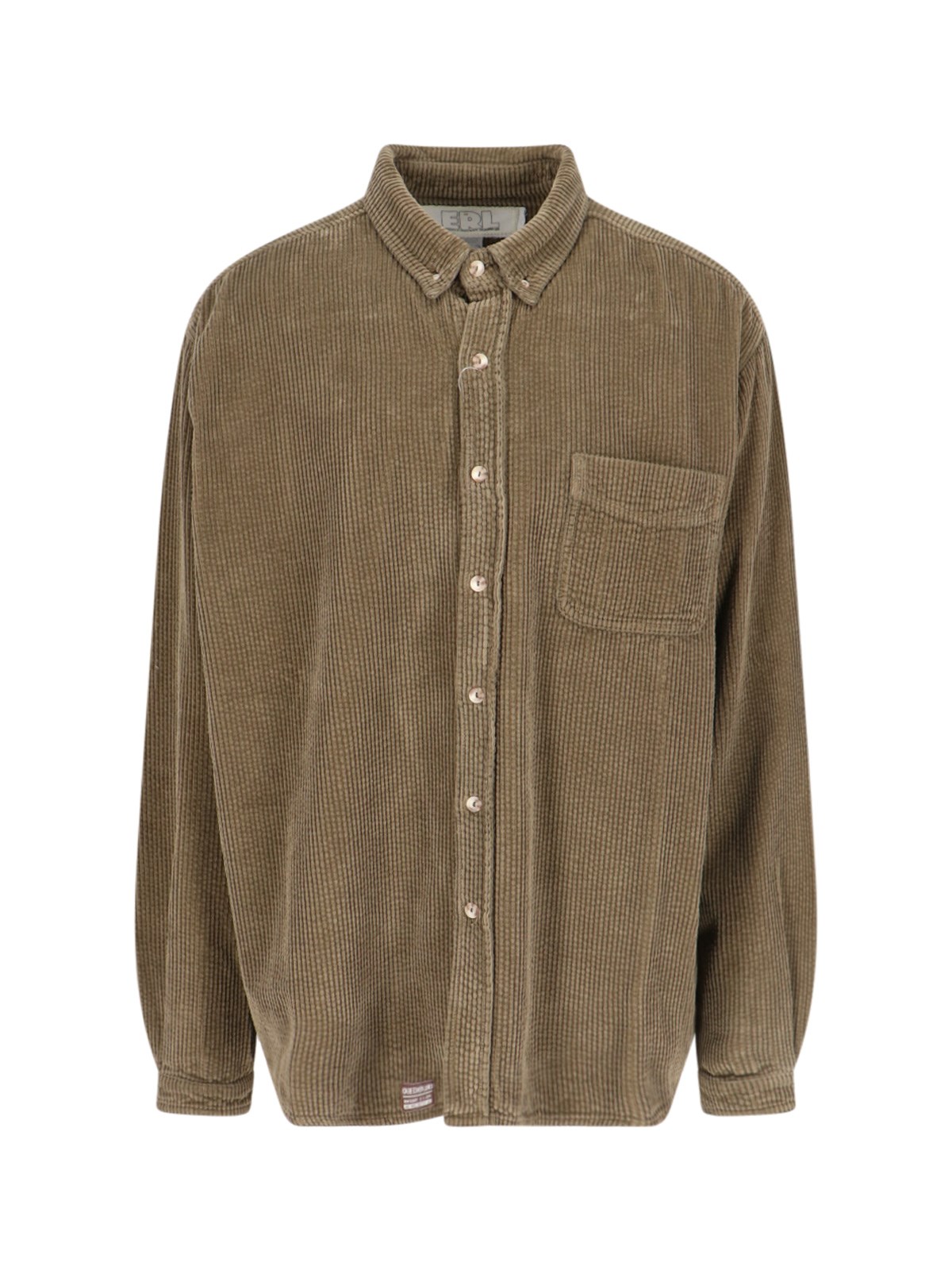 Shop Erl Corduroy Shirt In Brown