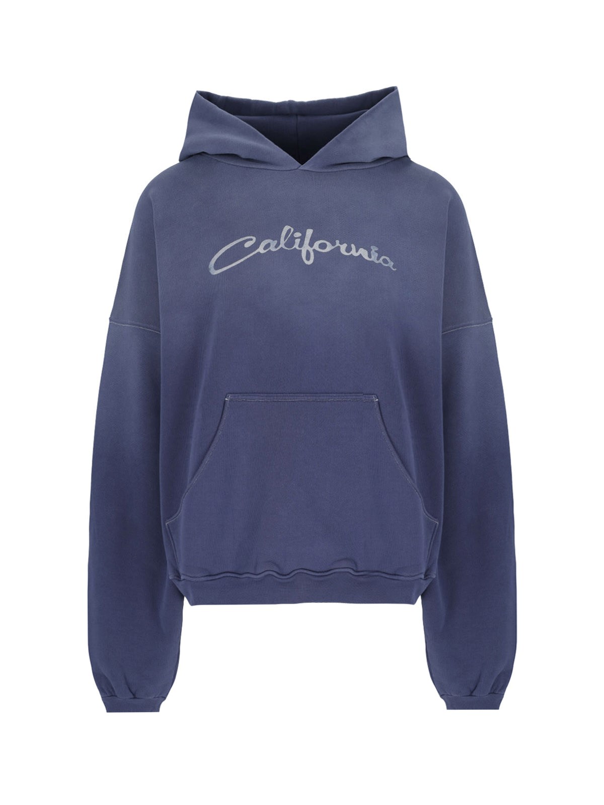 Shop Erl "california" Hoodie In Blue