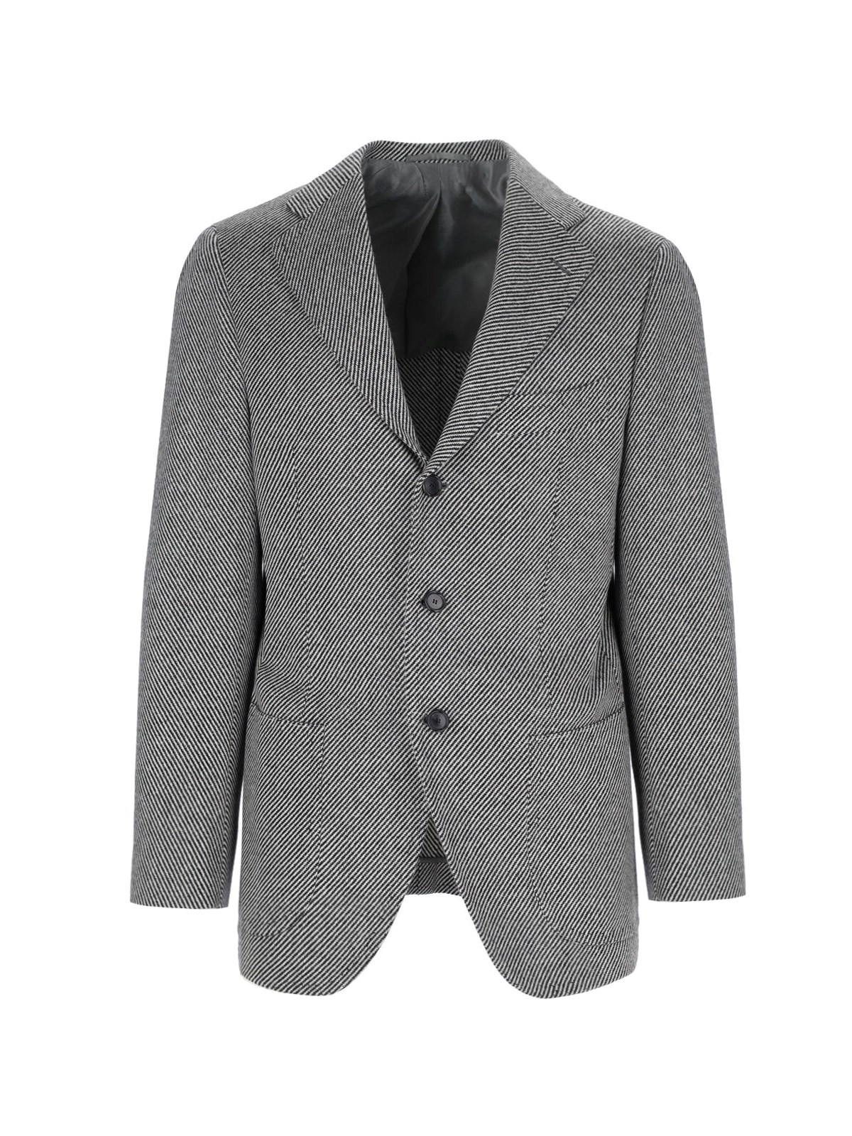 Cesare Attolini Single-breasted Blazer In Black  