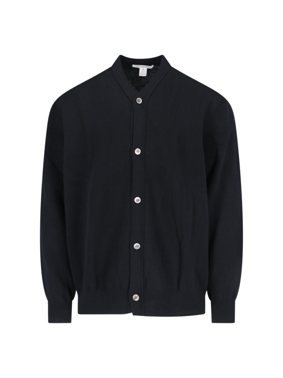 Shop Comme Des Garçons Shirt V-neck Cardigan In Black  