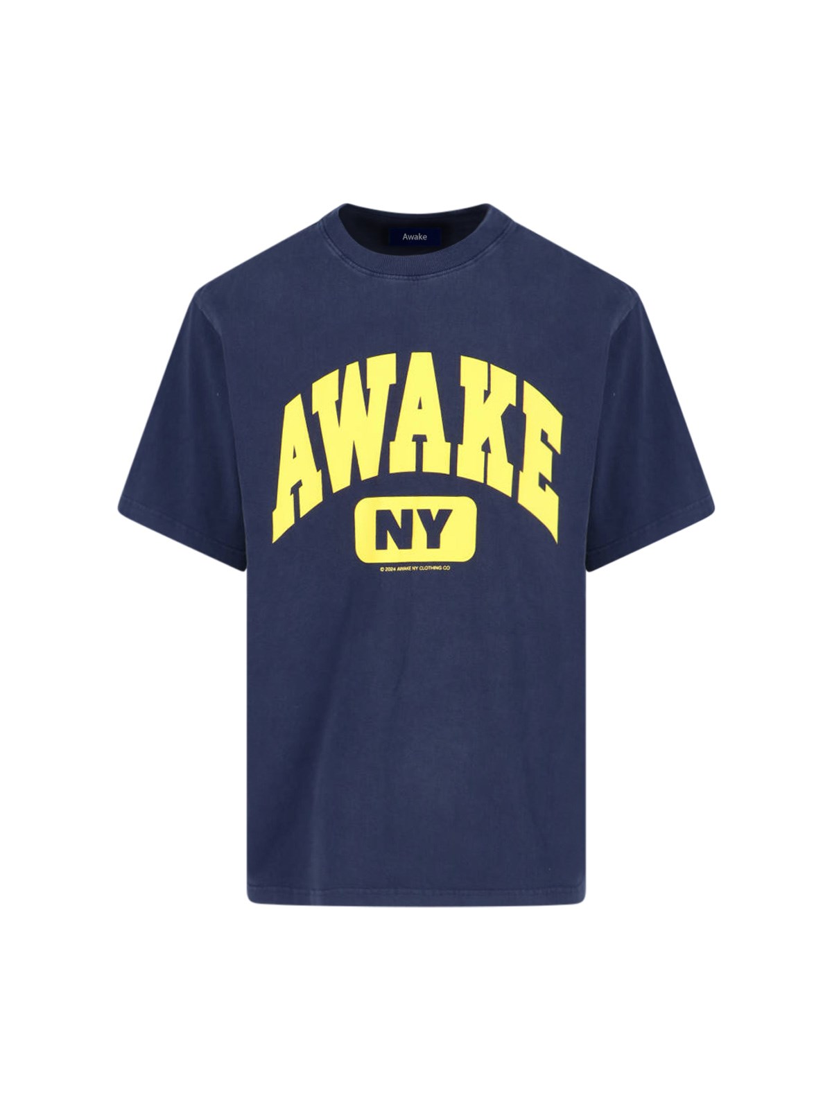 Shop Awake Ny Logo T-shirt In Blue