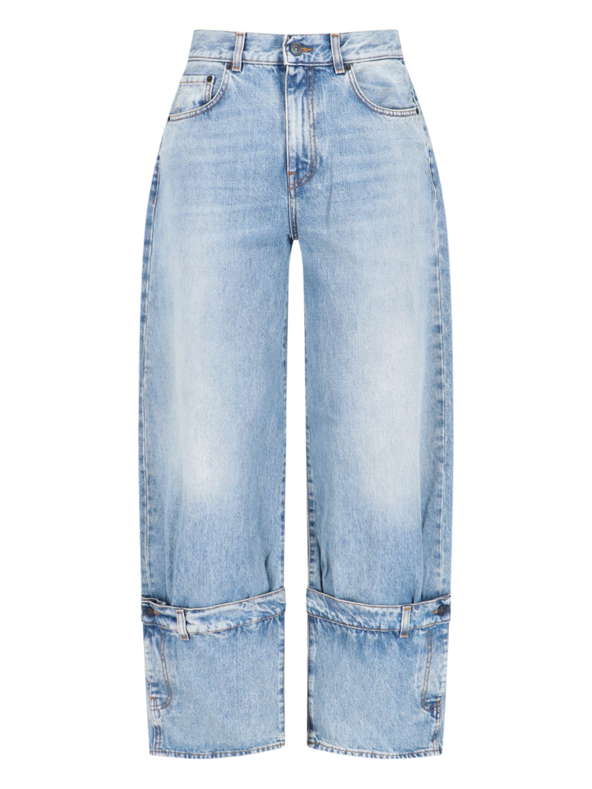 Shop Haikure 'hurley' Wide Jeans In Blue