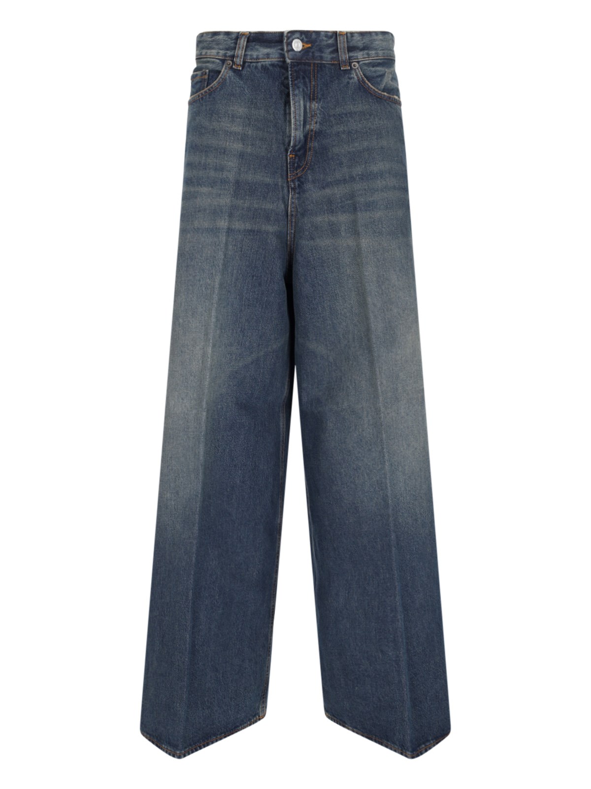 Shop Haikure 'big Bethany' Oversized Baggy Jeans In Blue