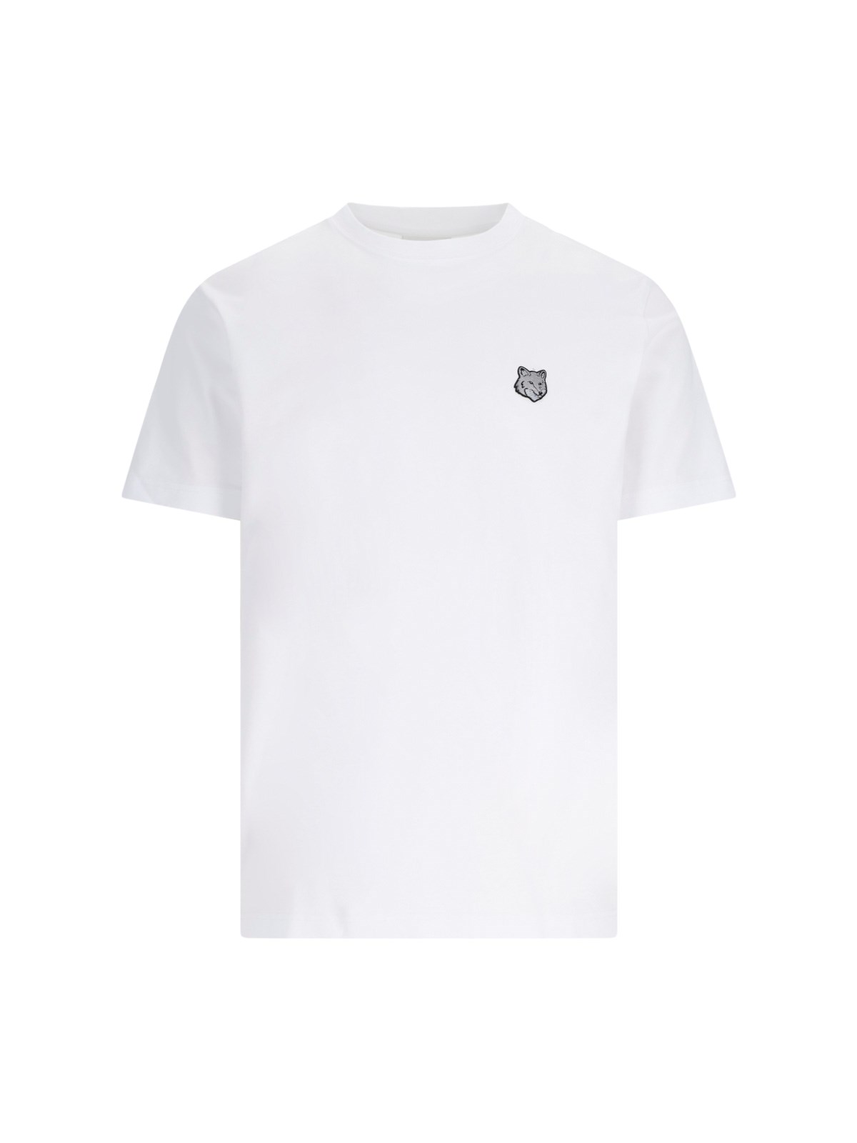 Shop Maison Kitsuné 'fox Head' T-shirt In White