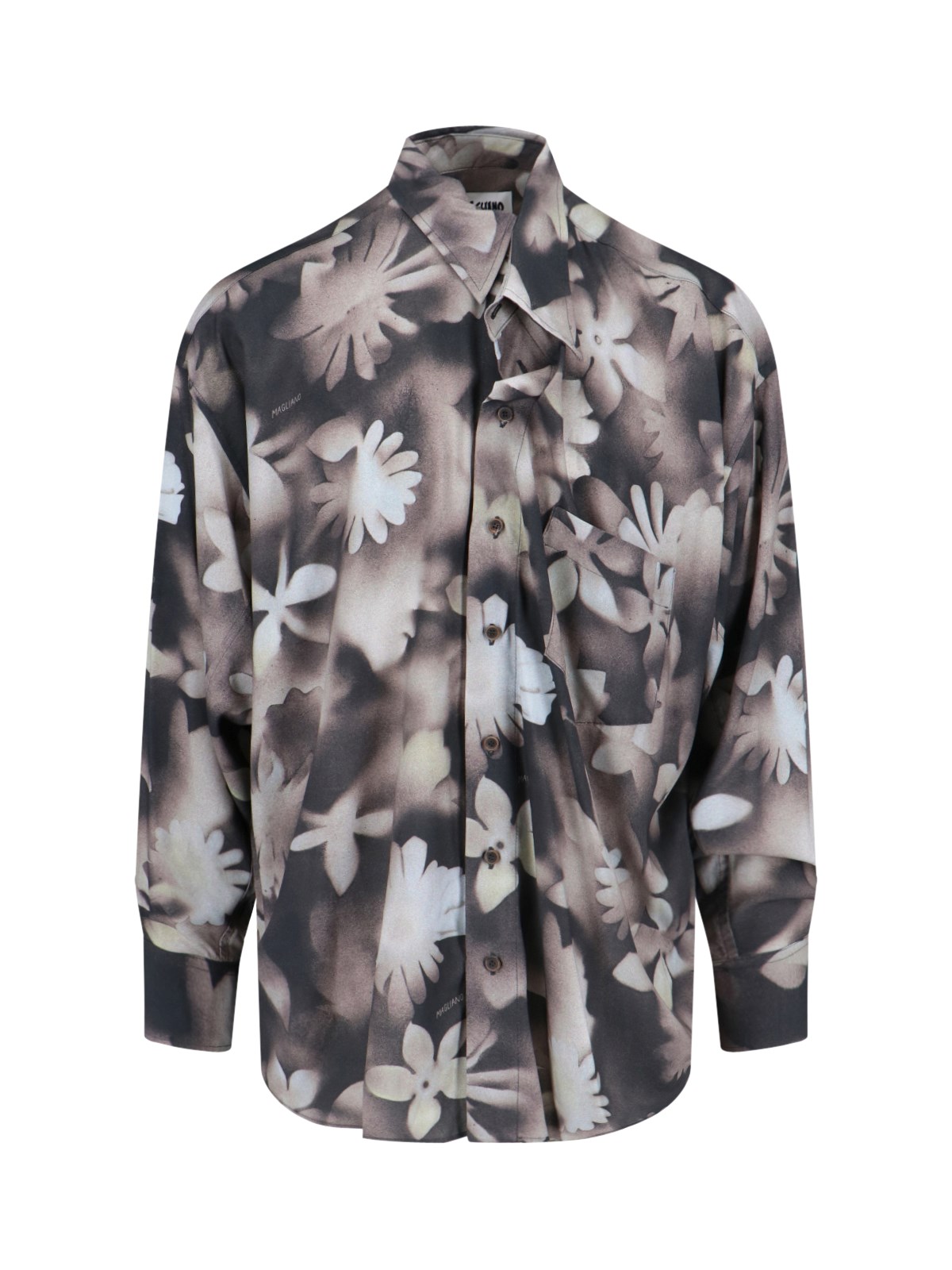 Magliano Camicia Curie X Ray In Viscosa In Black