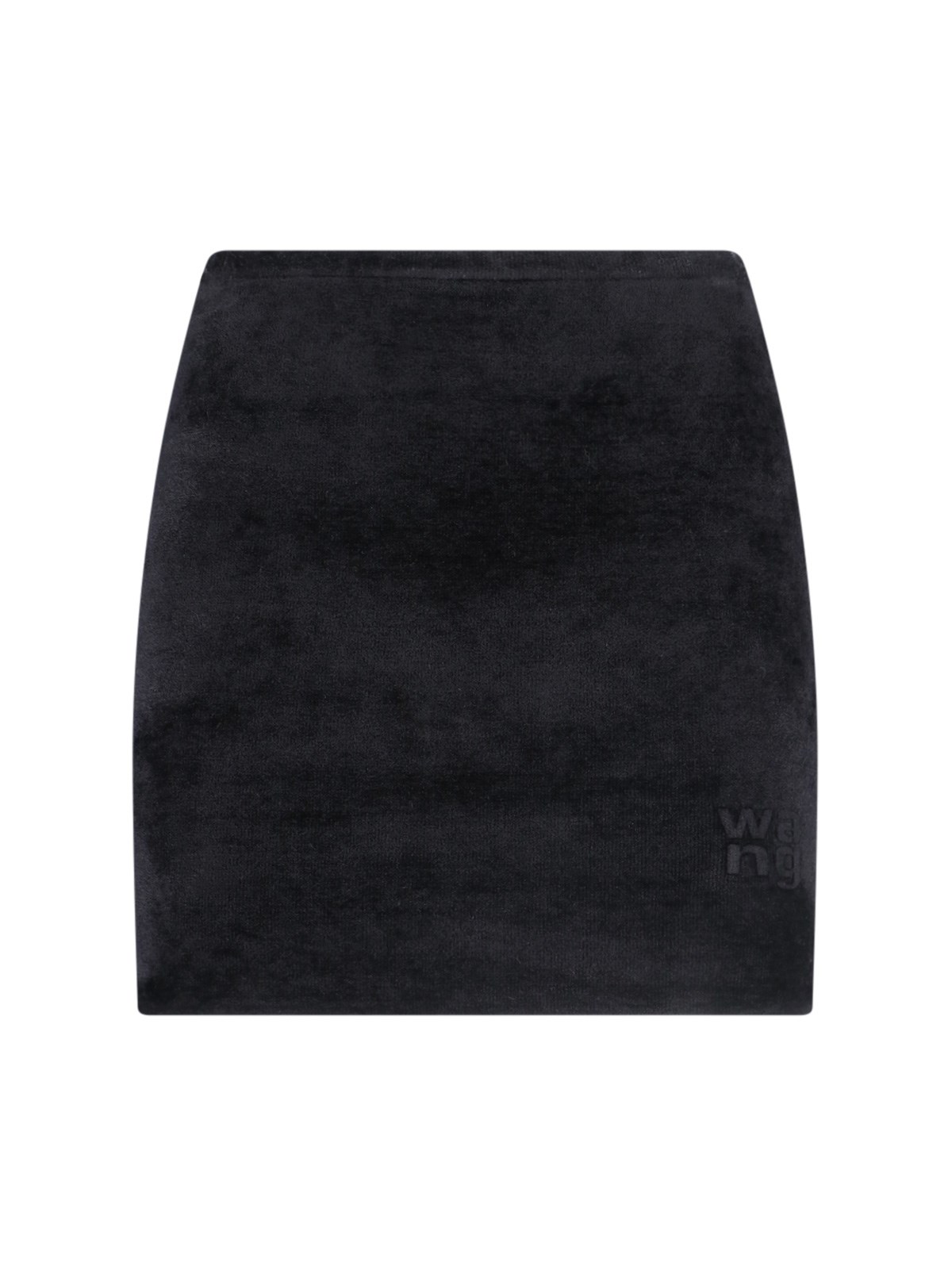 Shop Alexander Wang Chenille Mini Skirt In Black  