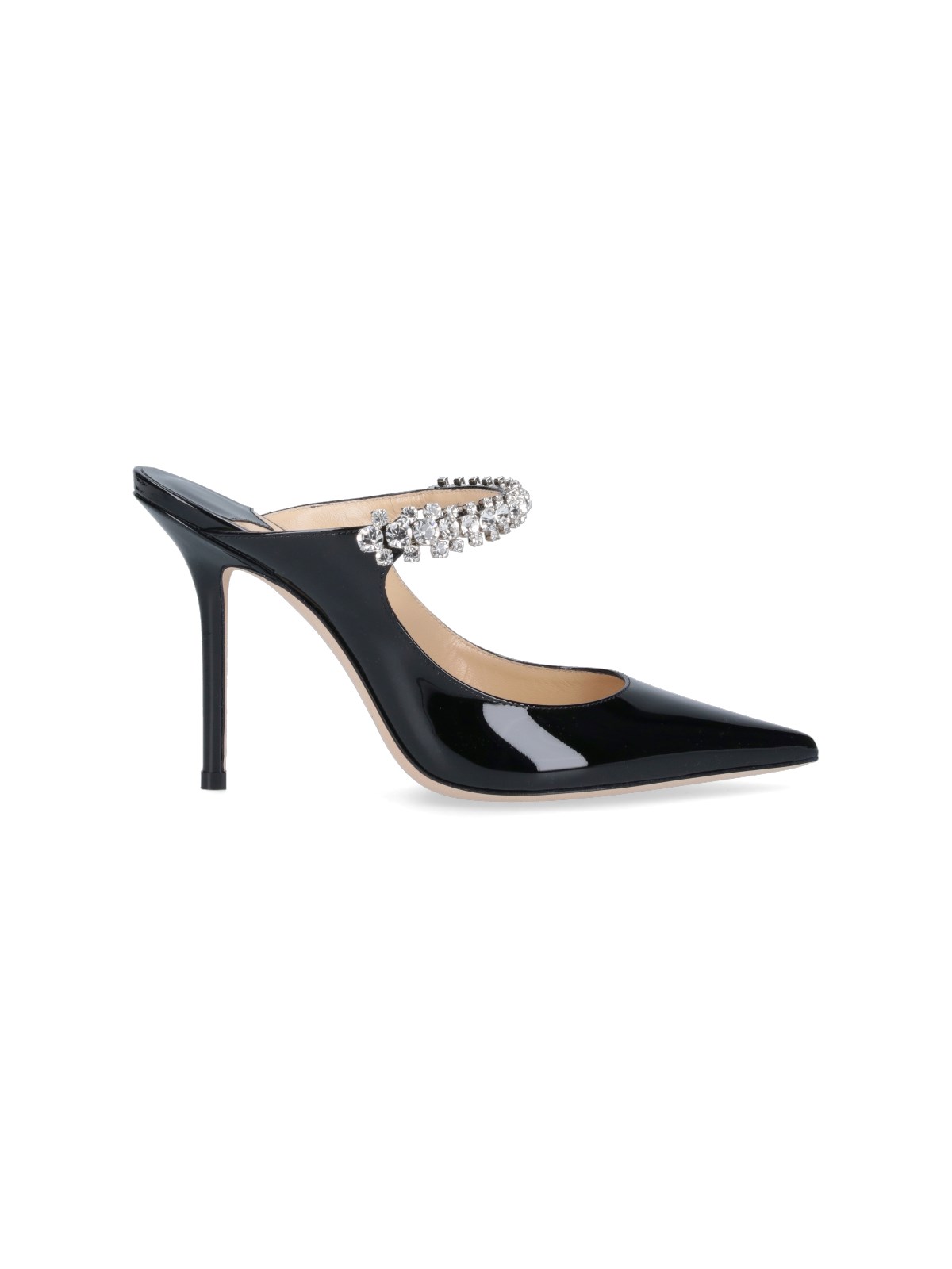 Shop Jimmy Choo 'bing 100' Mules In Black  