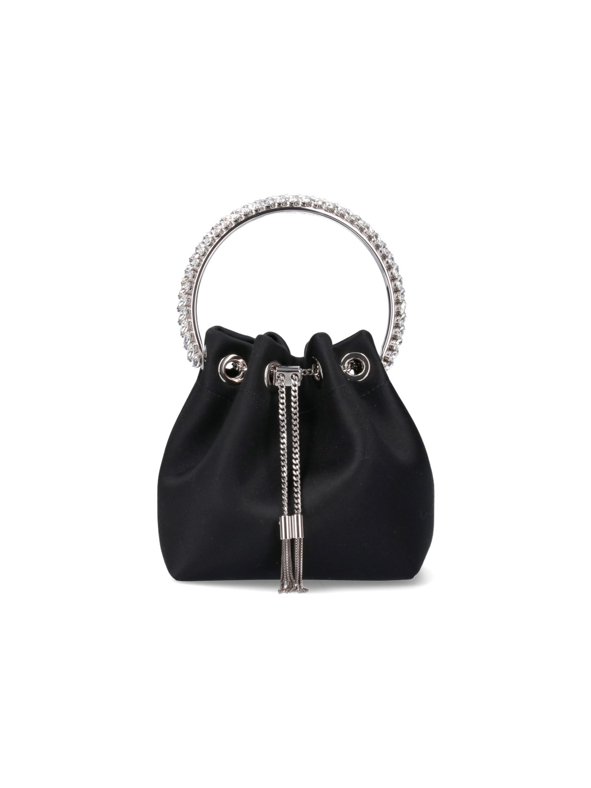 Shop Jimmy Choo 'bon Bon' Bucket Bag In Black  