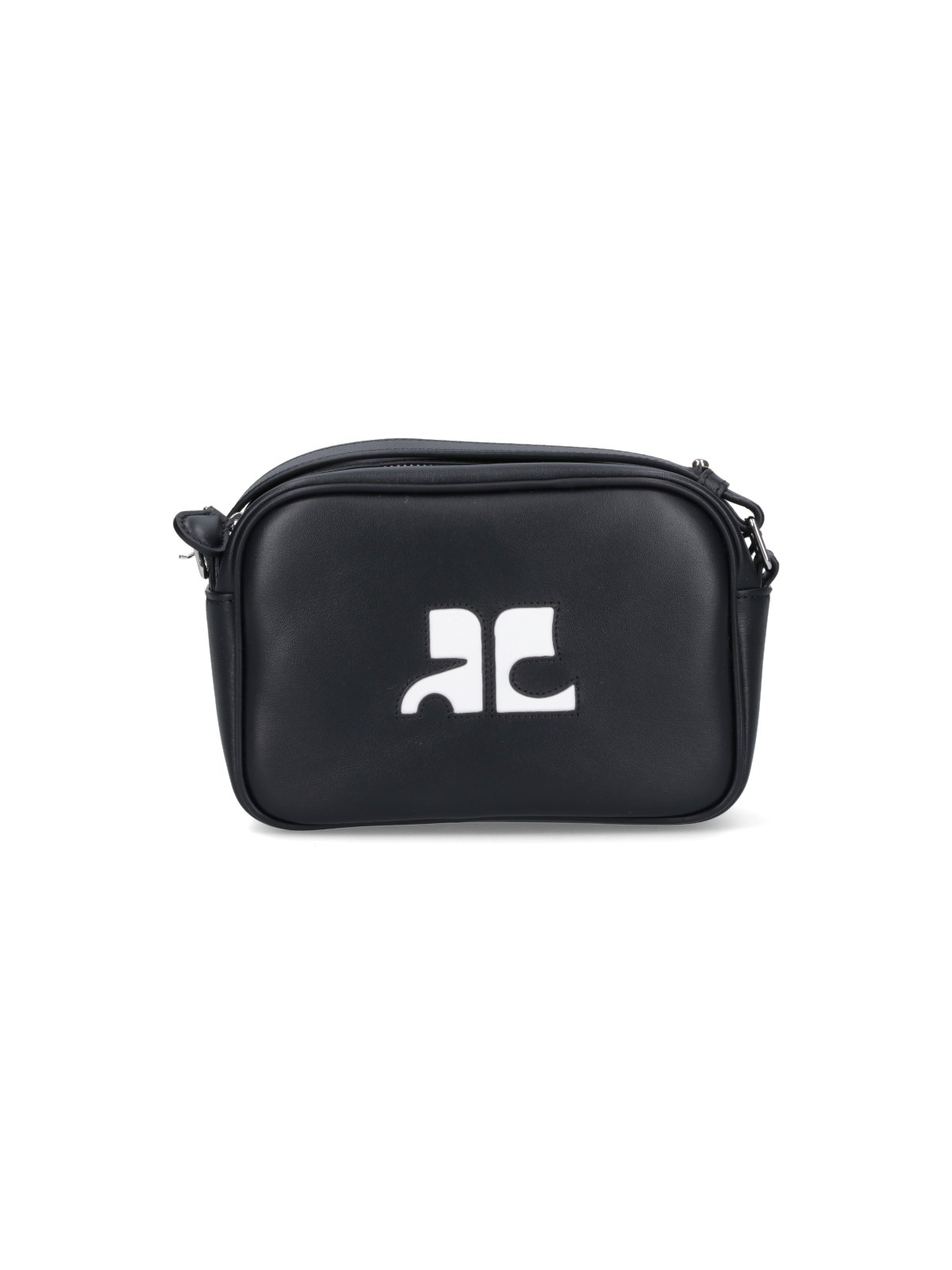 Shop Courrèges "reedition Camera Bag" Crossbody Bag In Black  