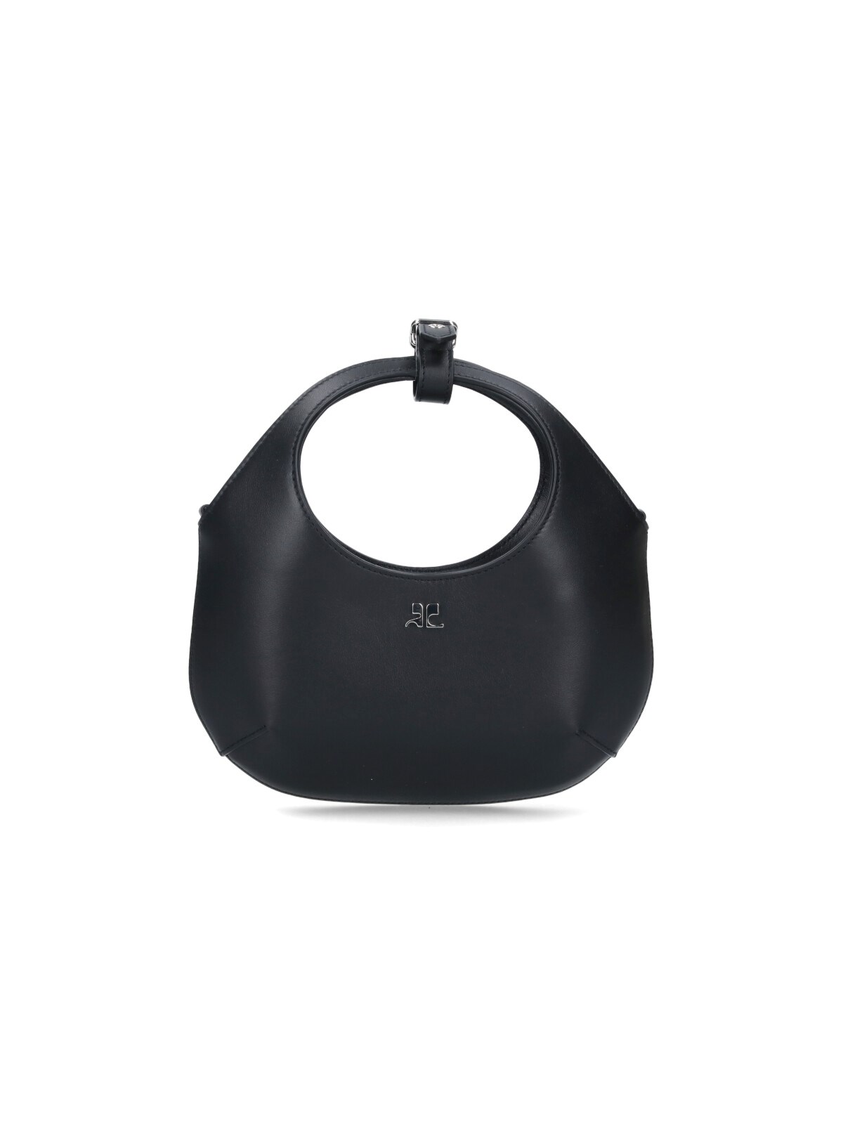 Shop Courrèges "holy" Mini Bag In Black  